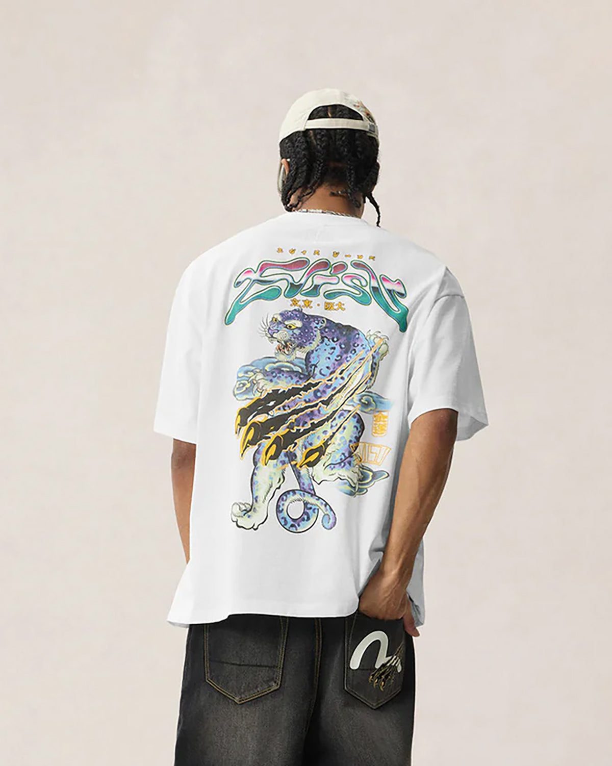 T-Shirt Neon Leopard Printed Bianca