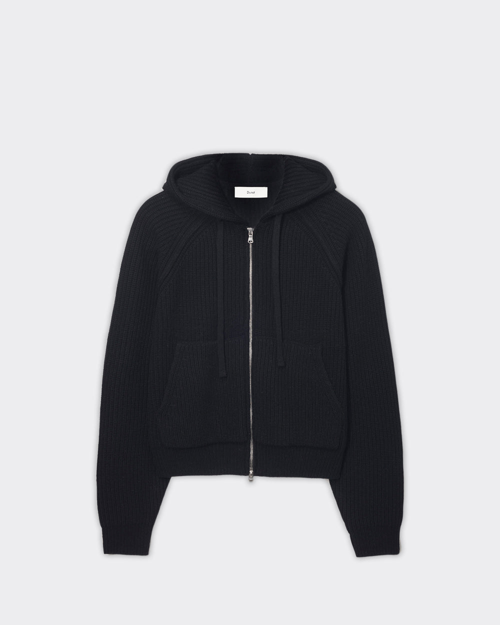 Felpa Zip Knit Nera