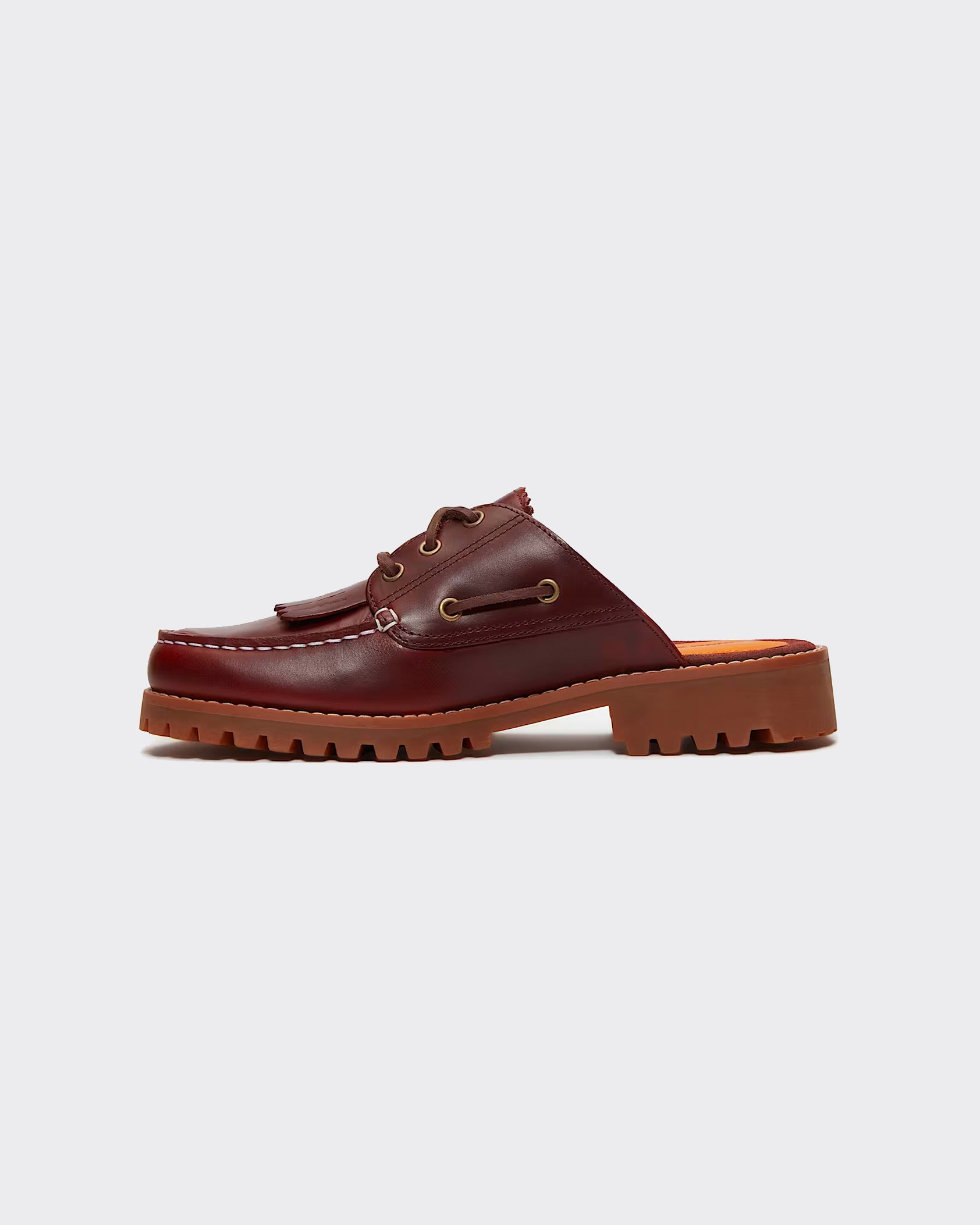 Mule Authentic Full Grain Burgundy