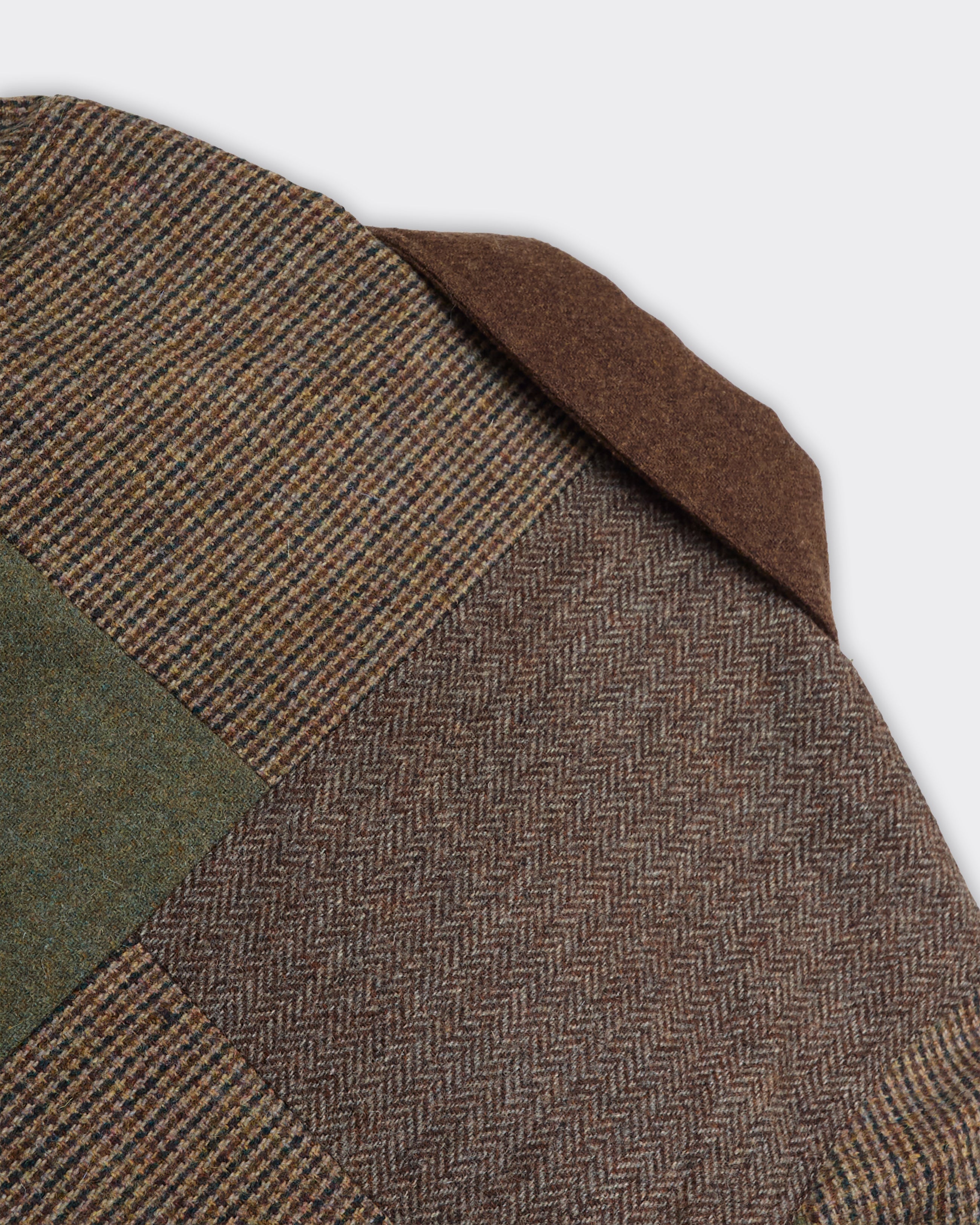 Giacca Dorr Patchwork Brown Multicolor