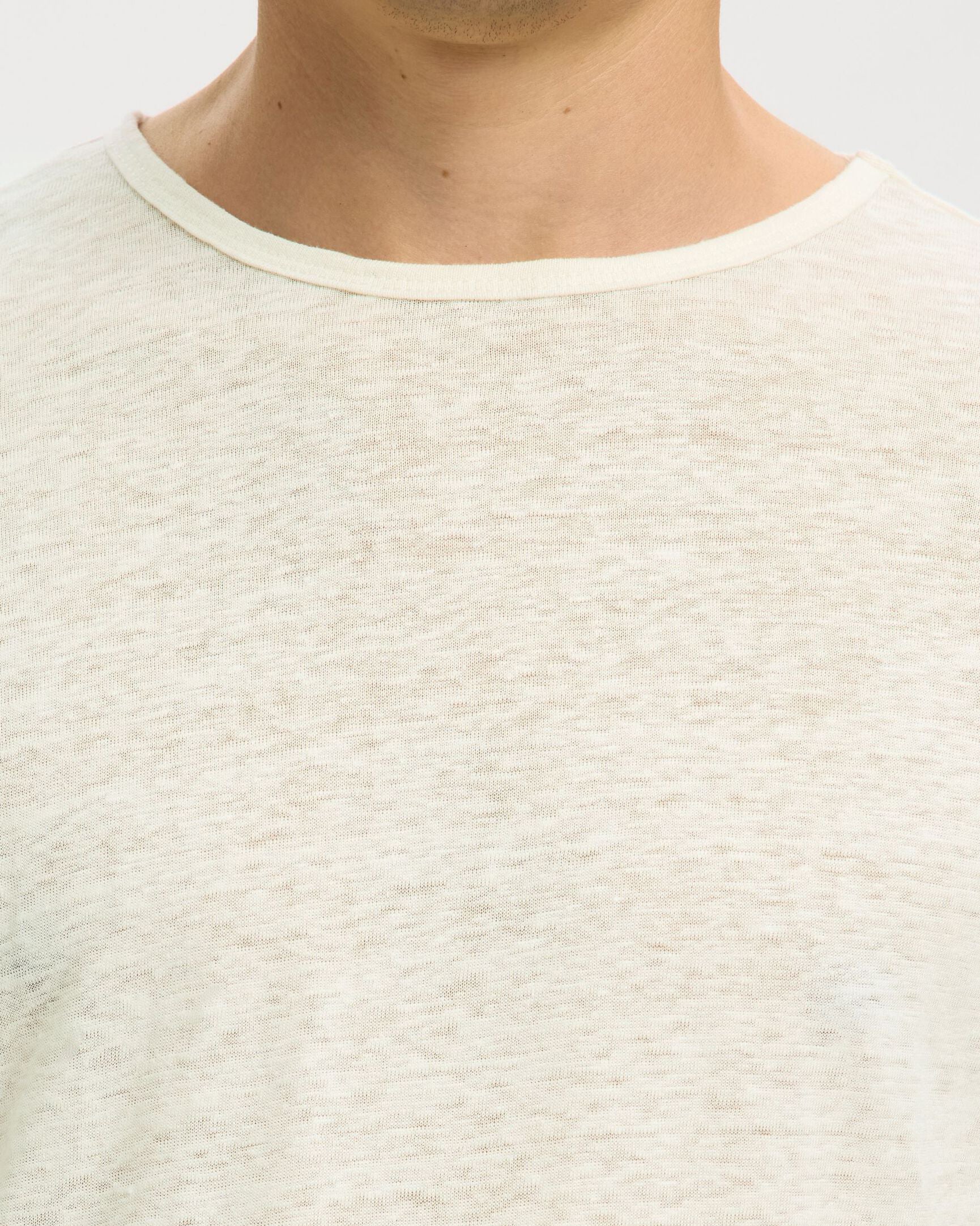 T-Shirt Bet Linen Egret