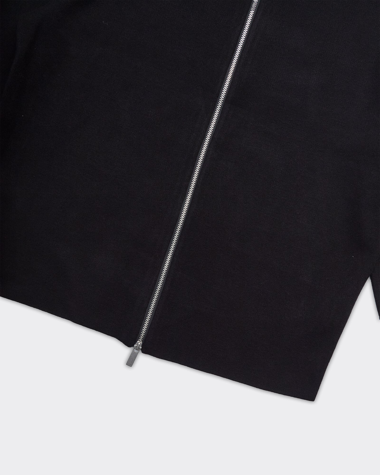 Cardigan Teller Relaxed Zip Nero