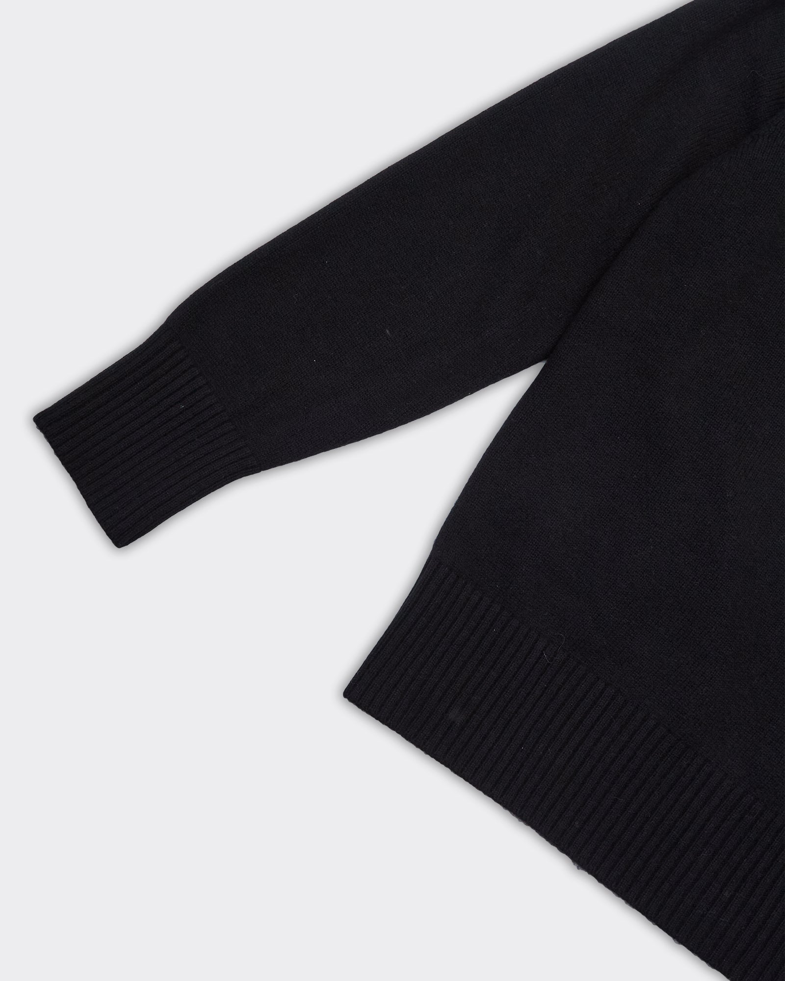 Crewneck Knit Calle Relaxed Cashmere Blend Nero