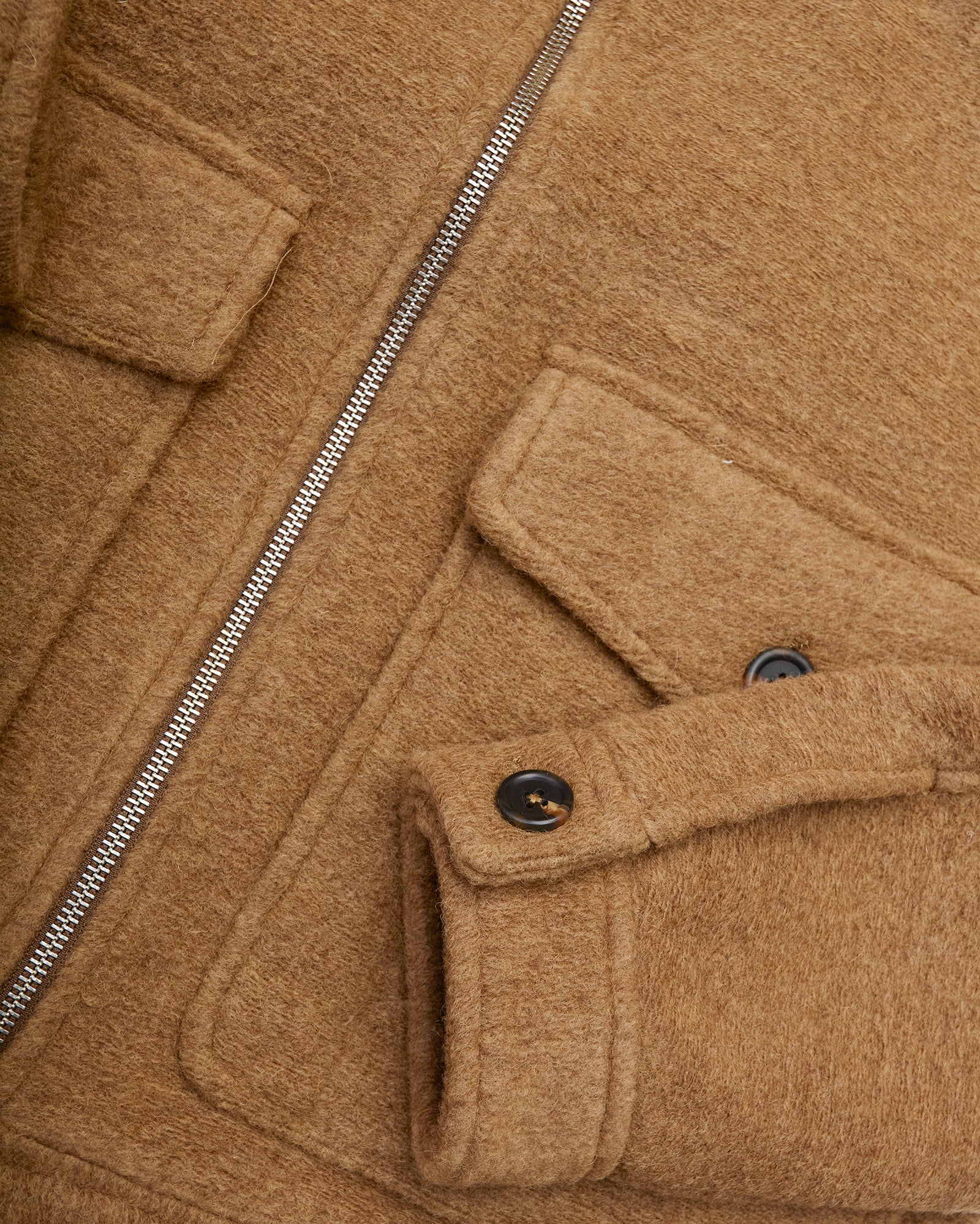 Giacca Jakob Wool Blend Chipmunk