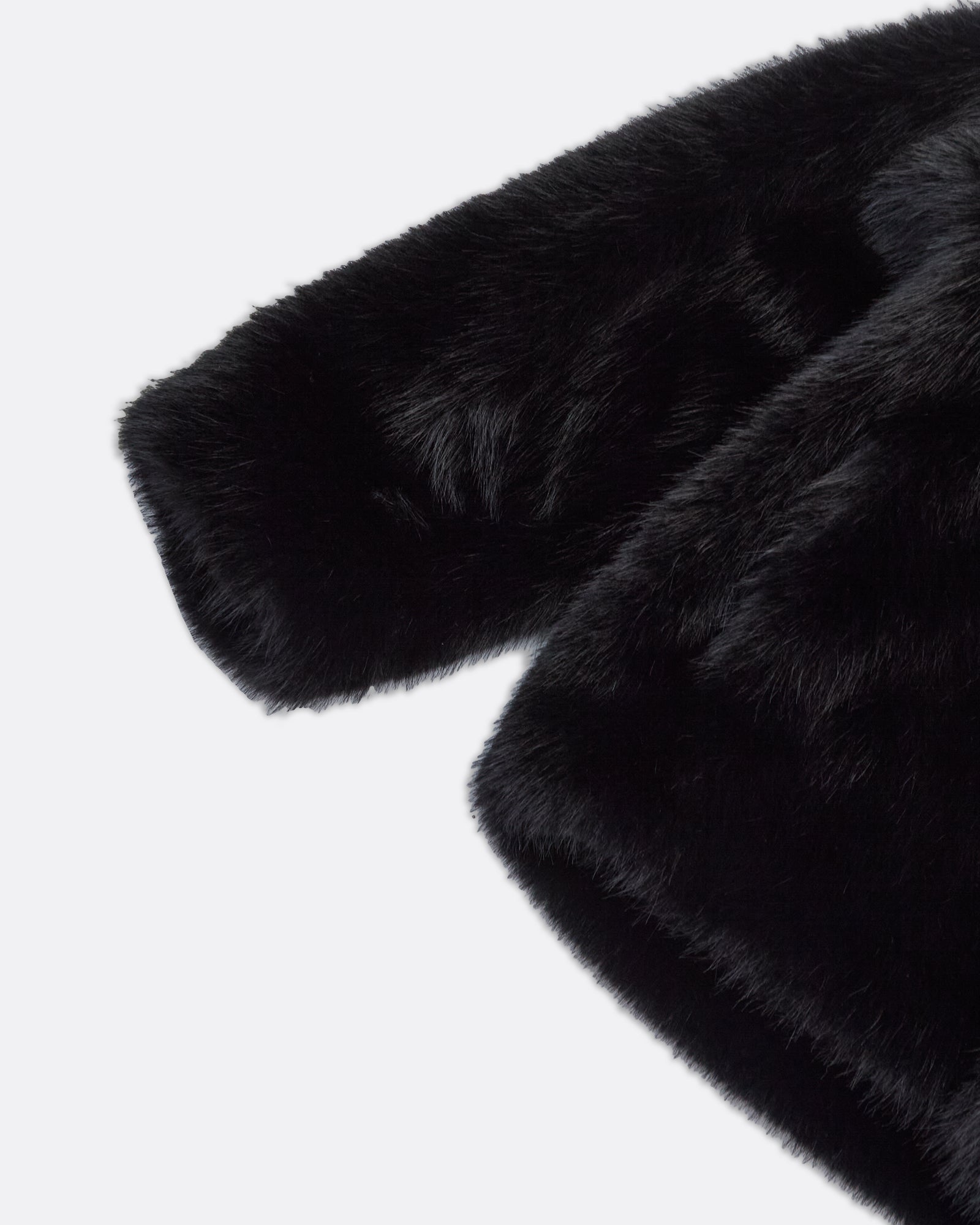 Faux Fur Relaxed Blouson Nera