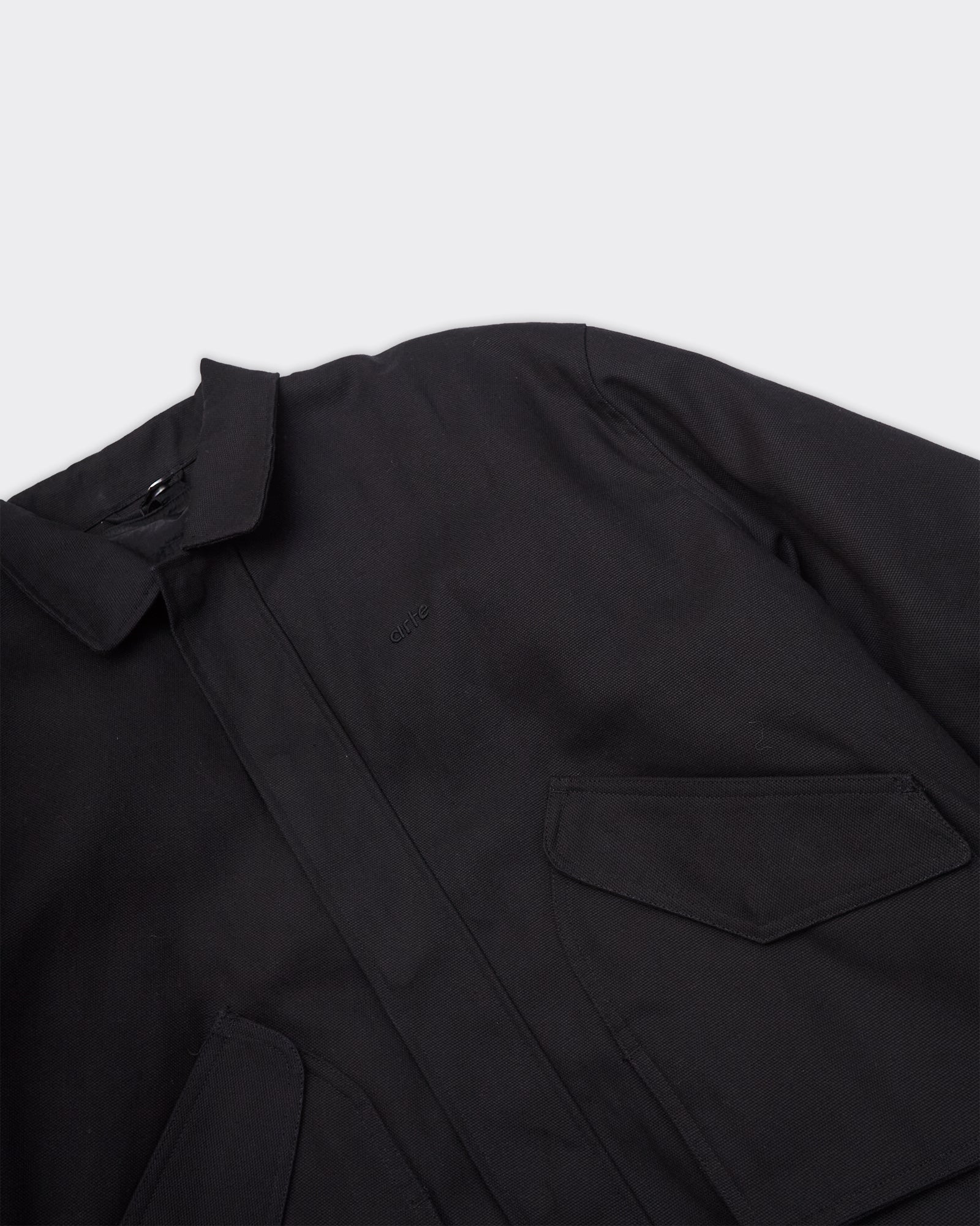 Giacca Inclined Pocket Nera