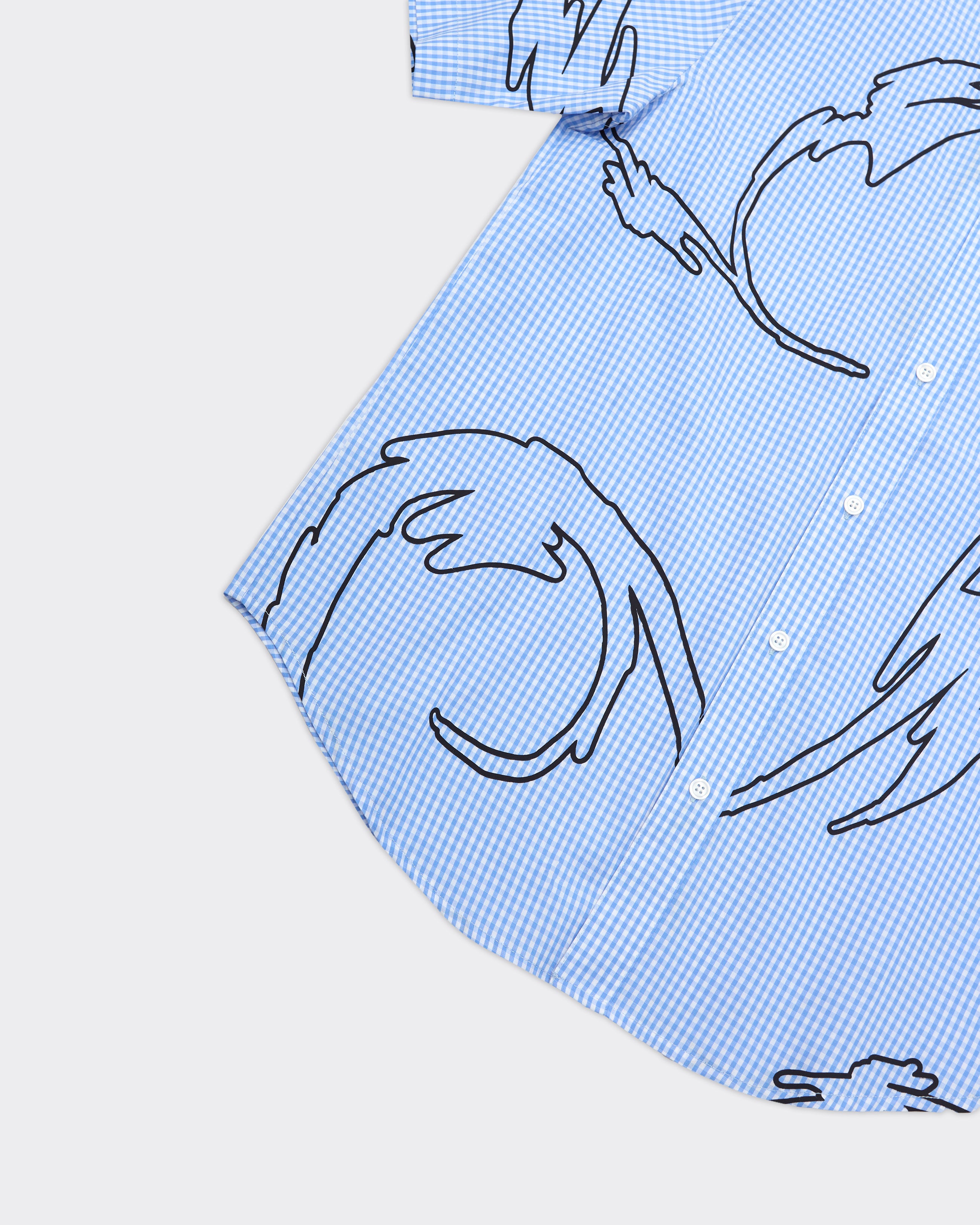 S/S Legacy Vichy Regular Light Blue Shirt