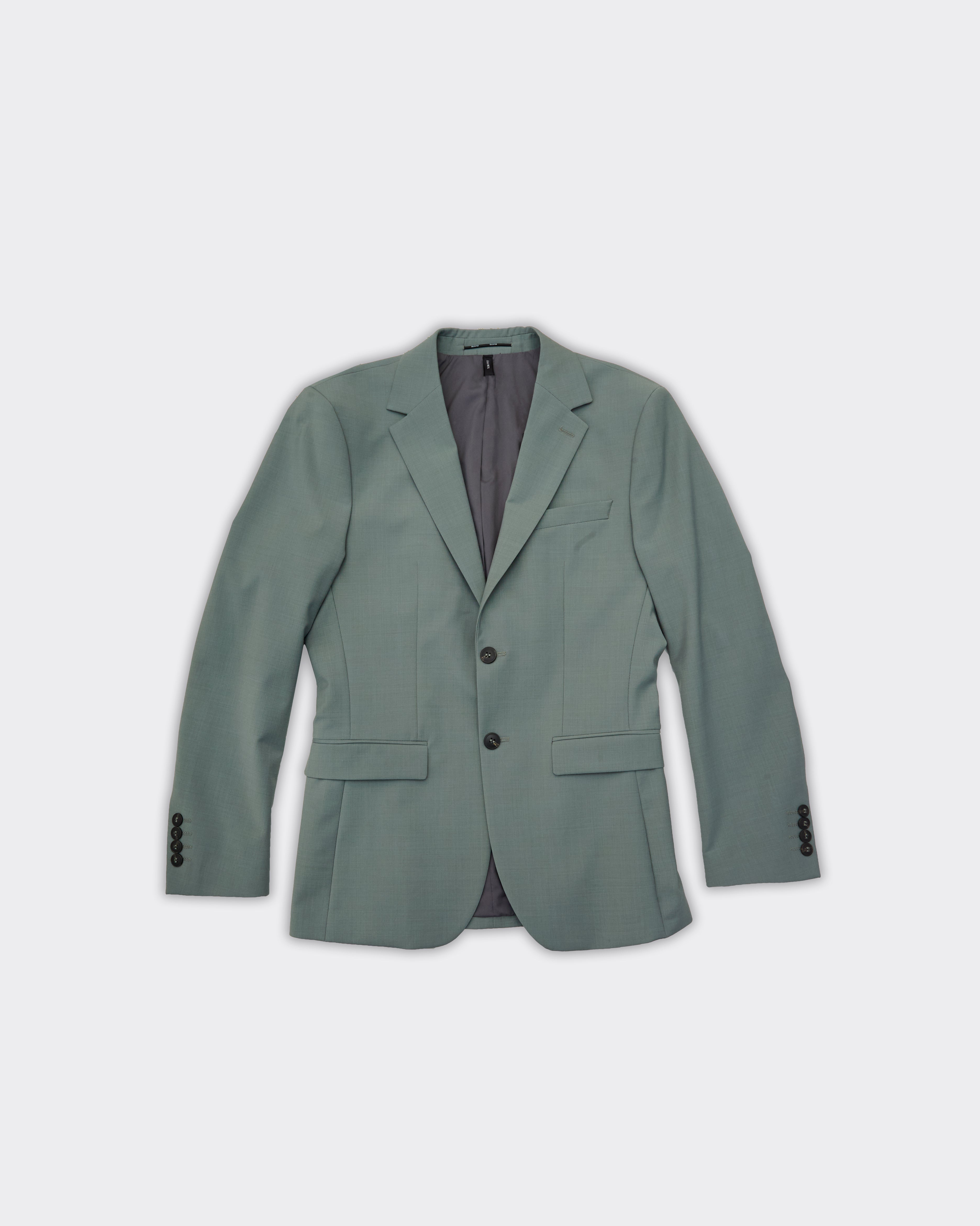 Slim Theo Flex Blazer Green
