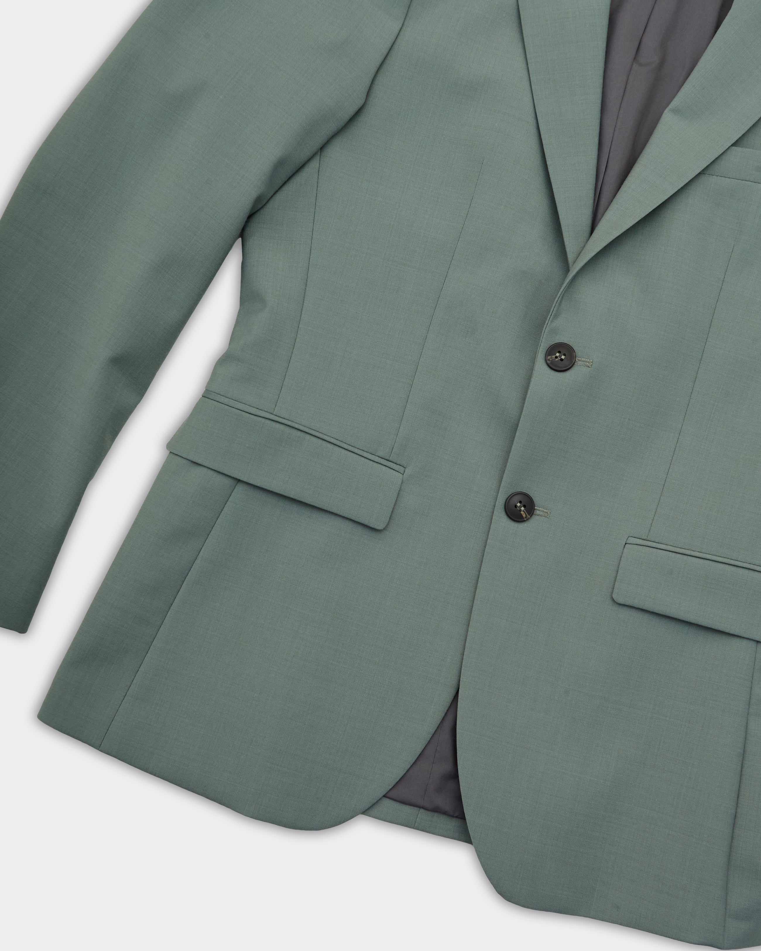 Slim Theo Flex Blazer Green
