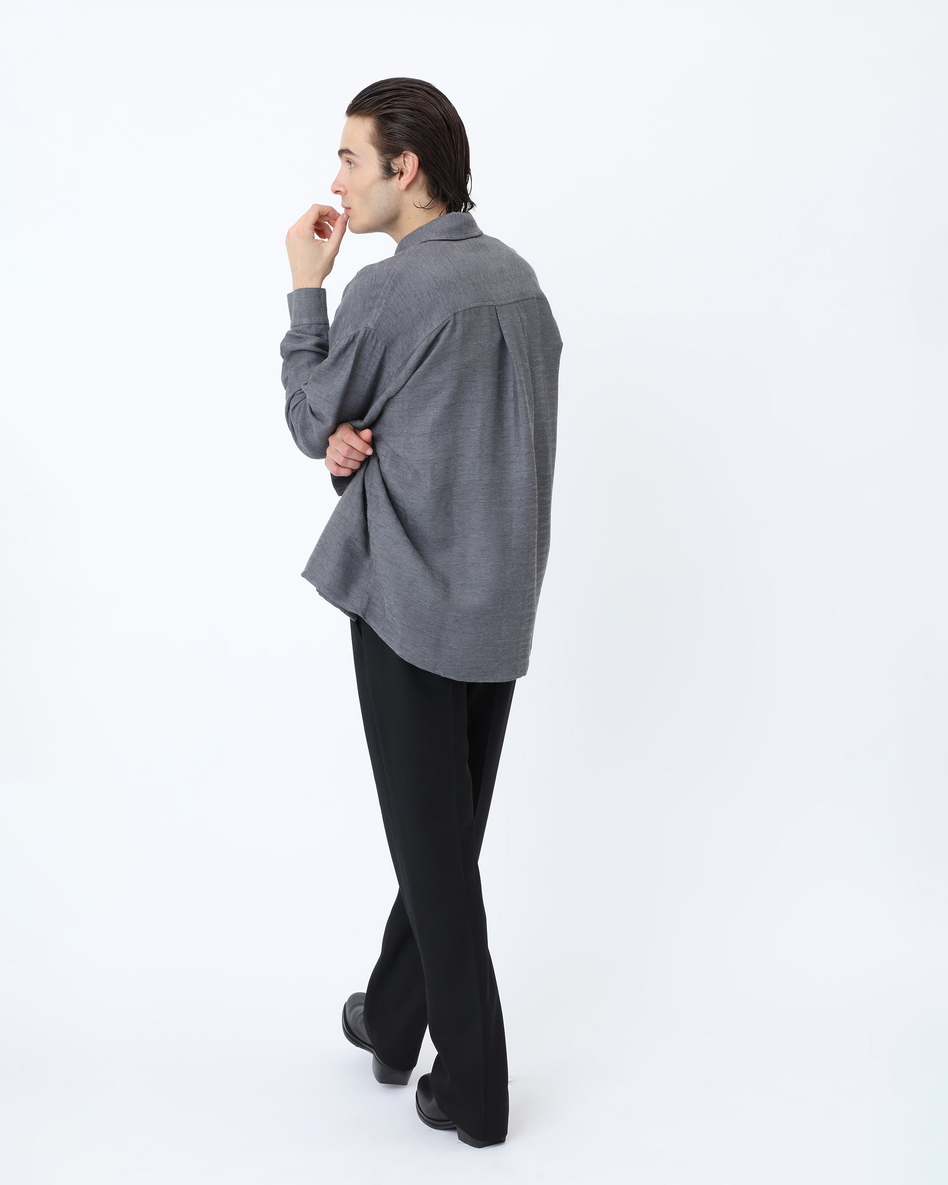 Camicia Maza Granite Gray