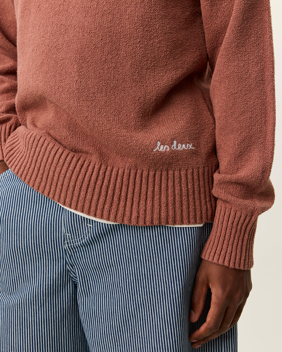 Crewneck Knit Brad Cognac Red