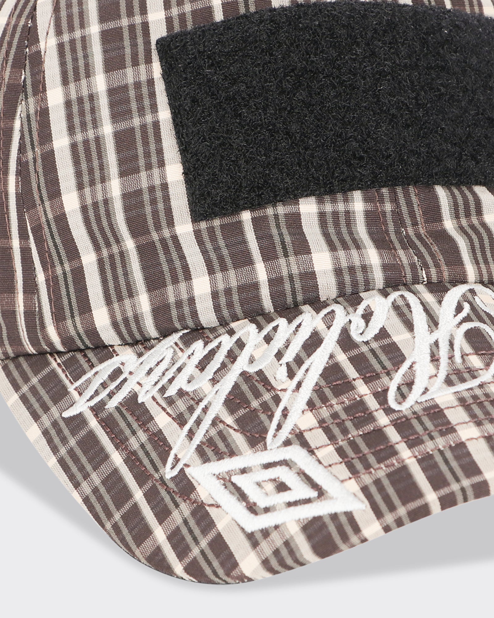 Cappello Check Hazard Beige Dark Brown