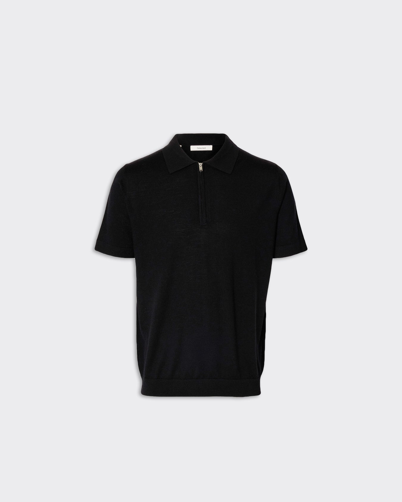 Polo Tray SS Half Zip Nera