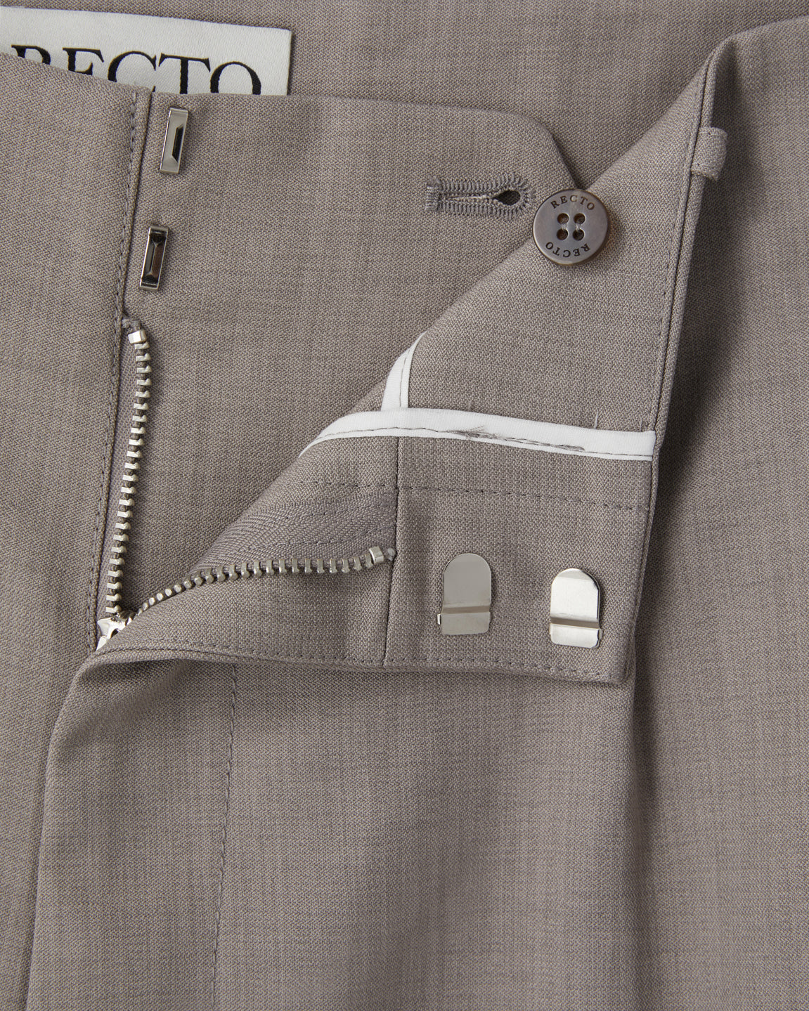 Shorts Tucked Detail Sepia Grey