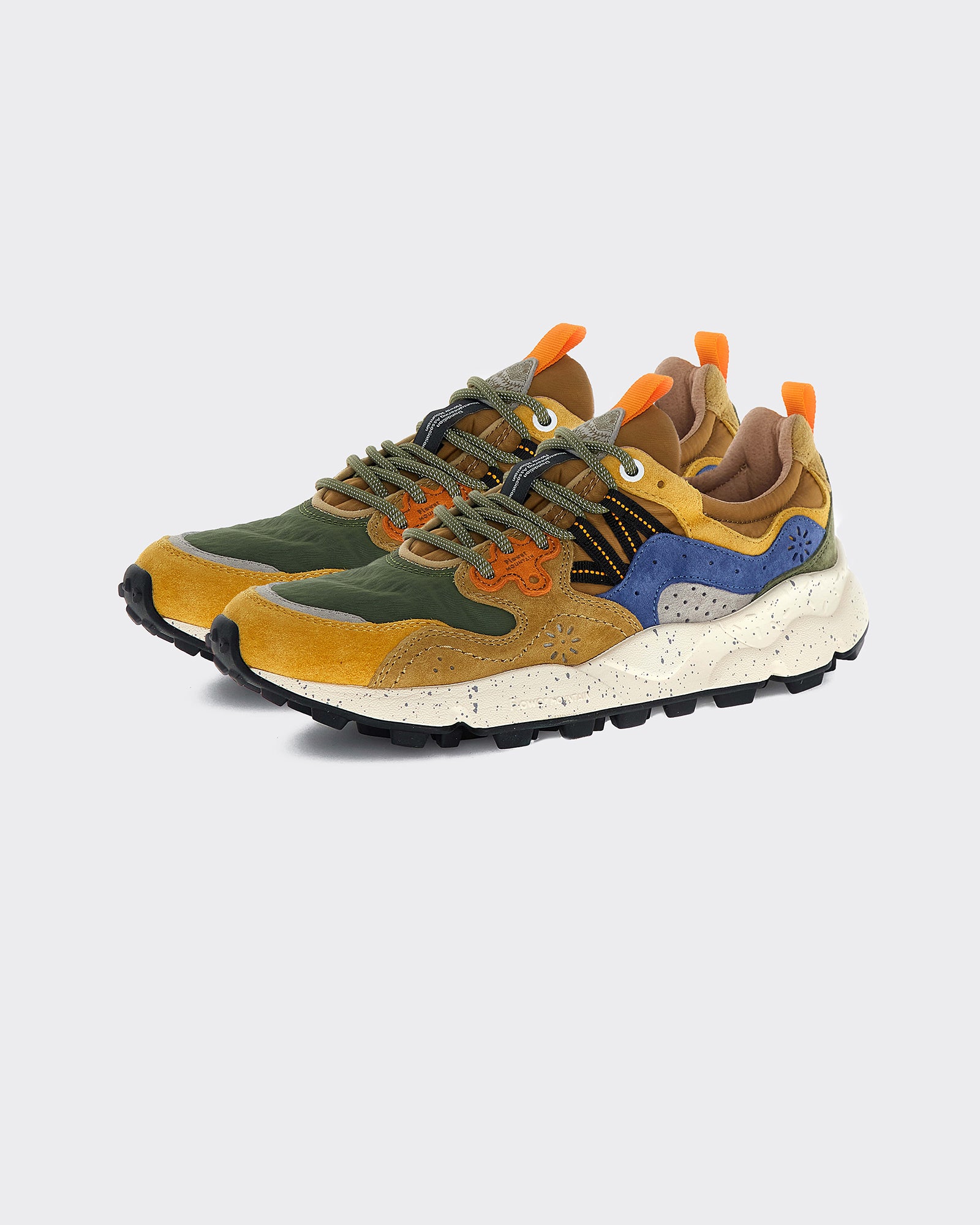 Sneakers Yamano 3 Uni Suede-Nylon Yellow/Kaky/Beige