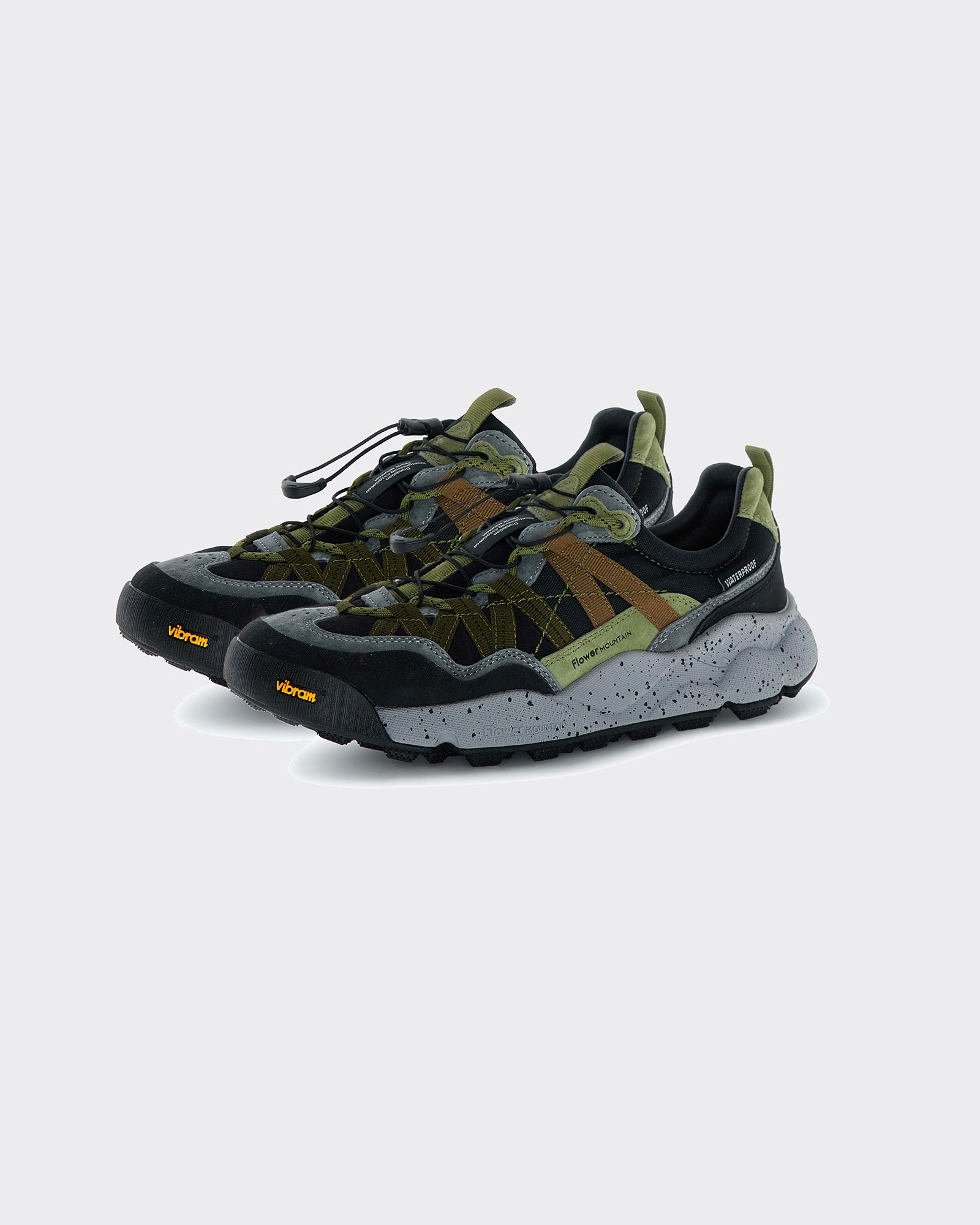 Snekers Iwano 2 Waterproof Suede/Nylon Anthrachite/Dark Grey/Olive