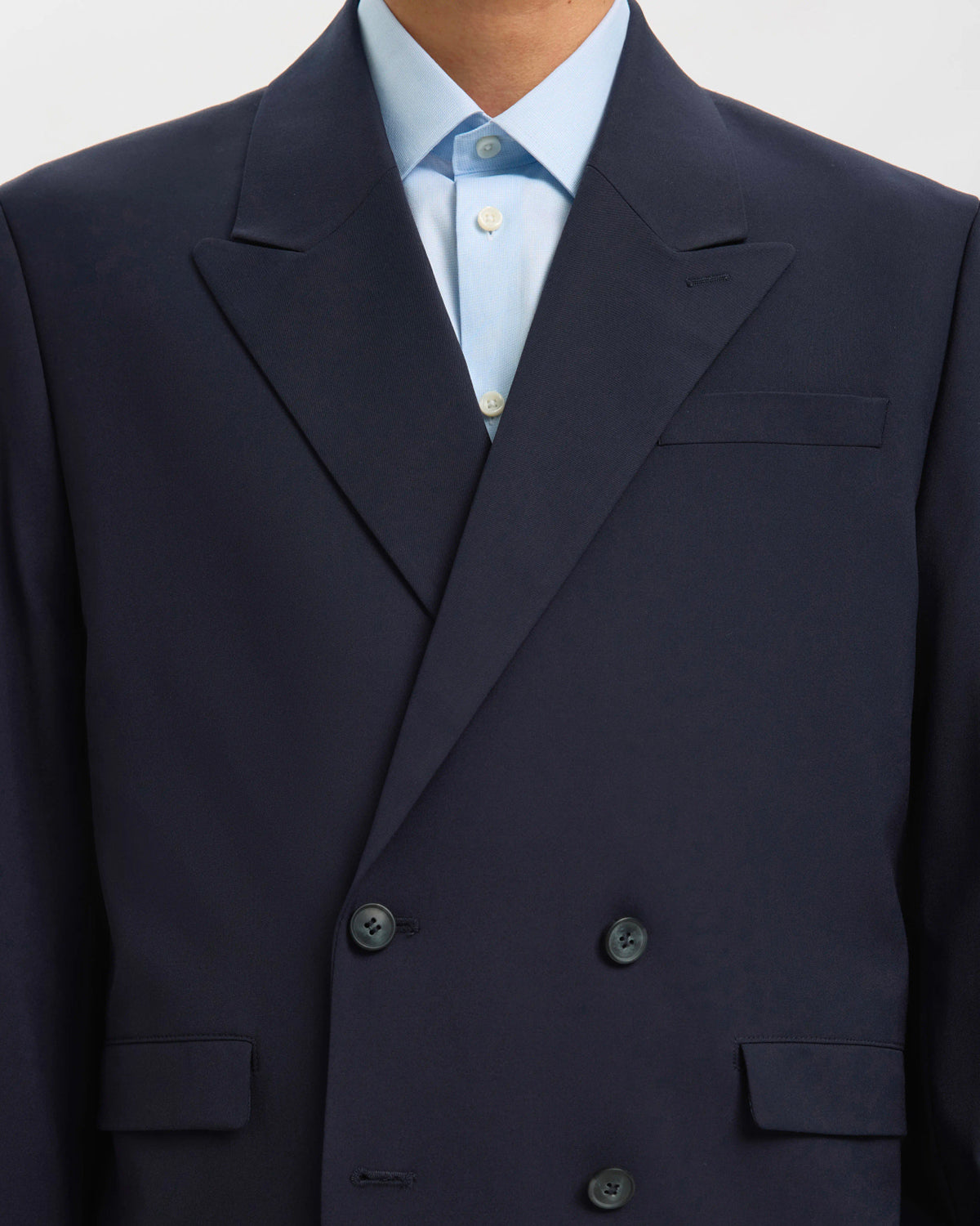 Blazer Relaxed Liam Doppio Petto Navy Blazer