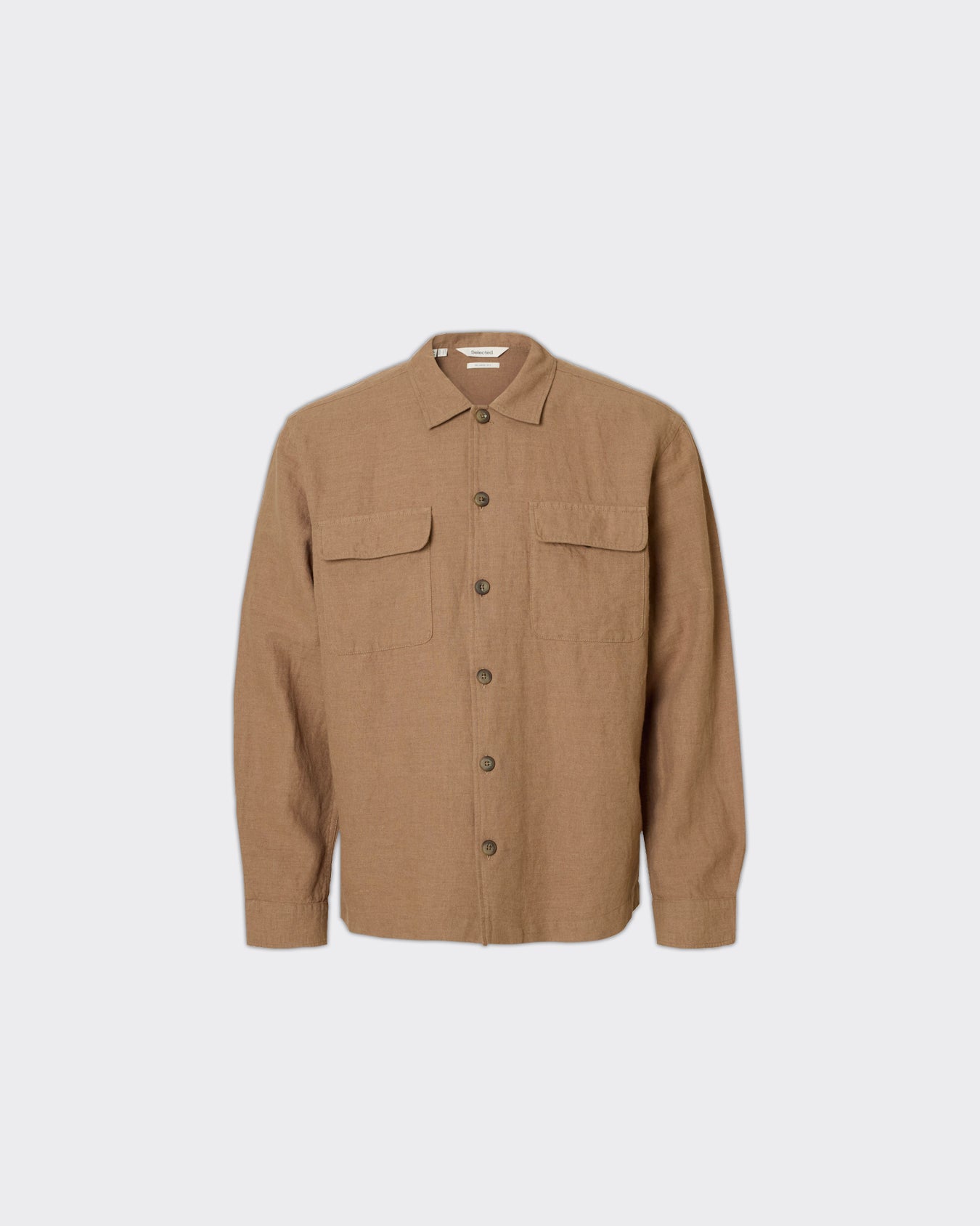 Overshirt Leroy Linen Blend Caribou