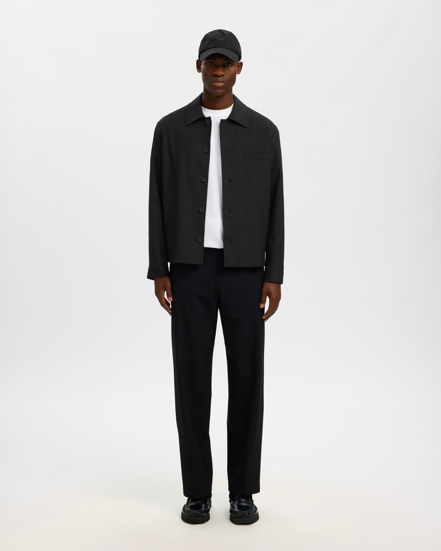 Giacca Overshirt Robert Nera