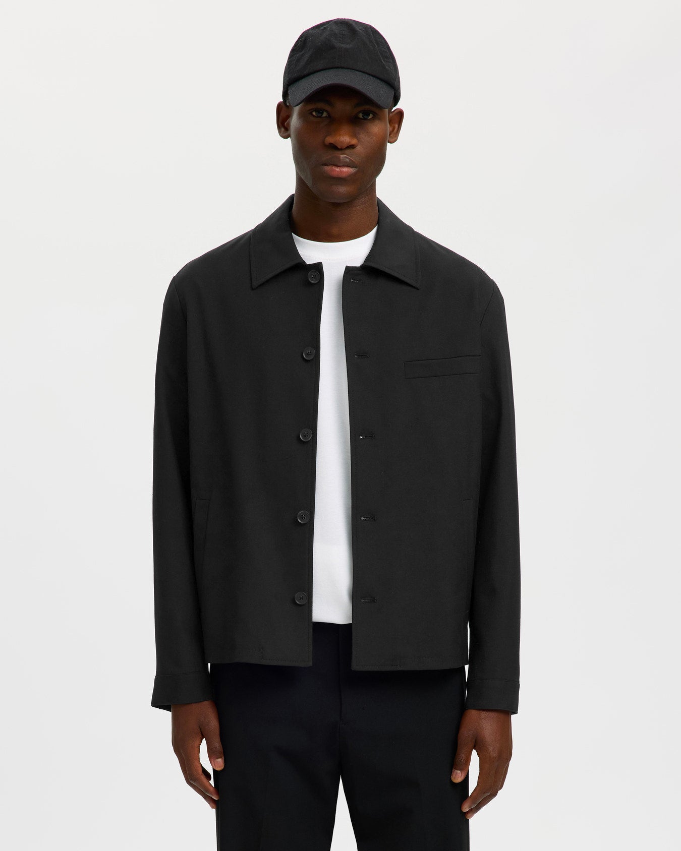 Giacca Overshirt Robert Nera