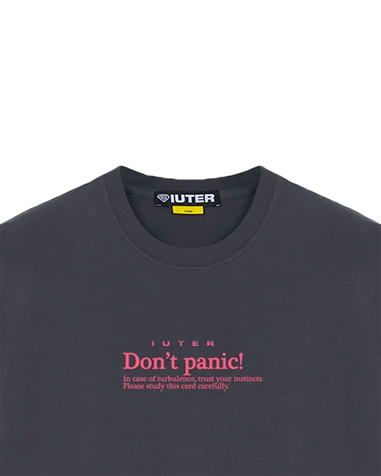 T-Shirt Don't Panic Asphalt