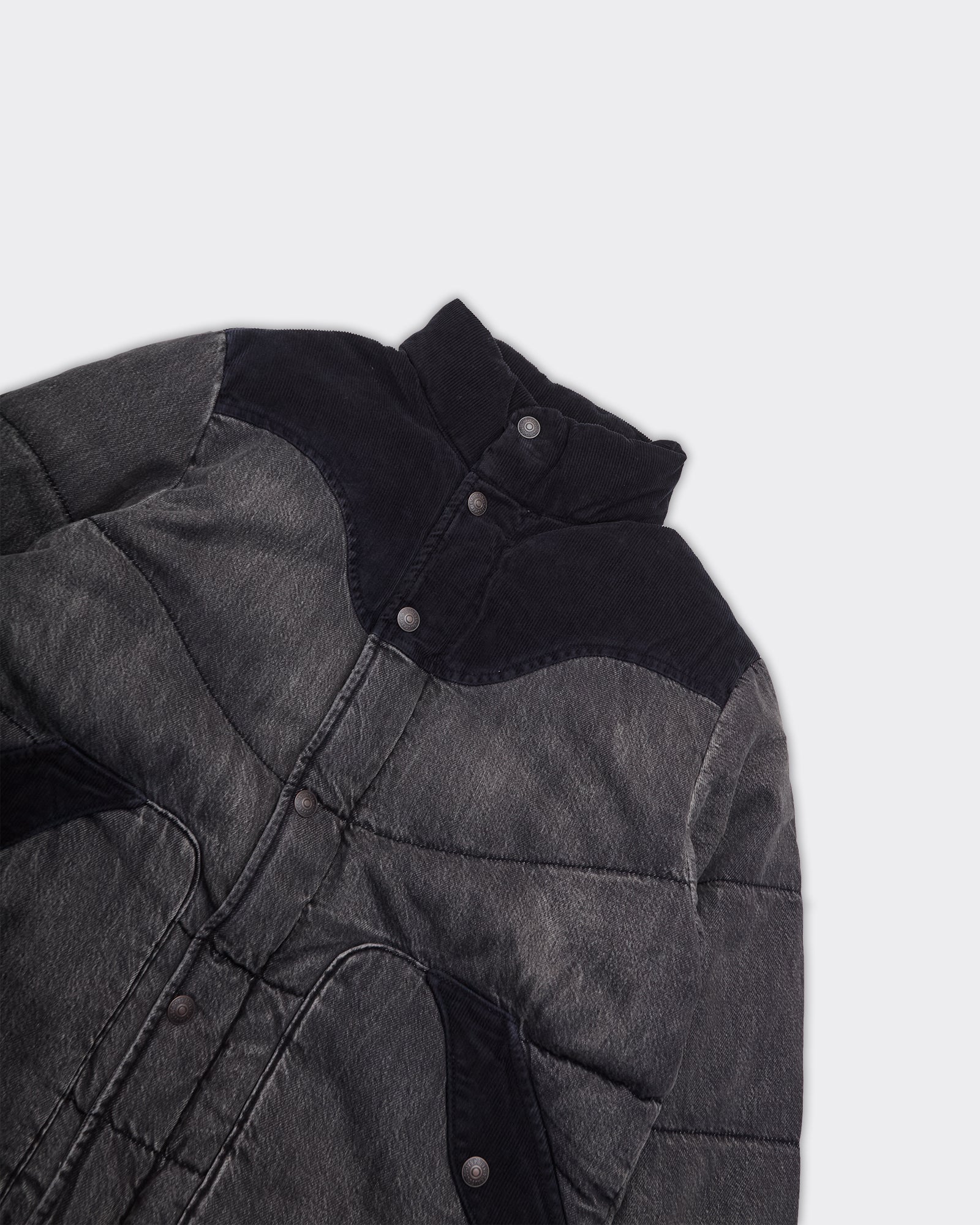 Puffer Short Wild West Jacket Black
