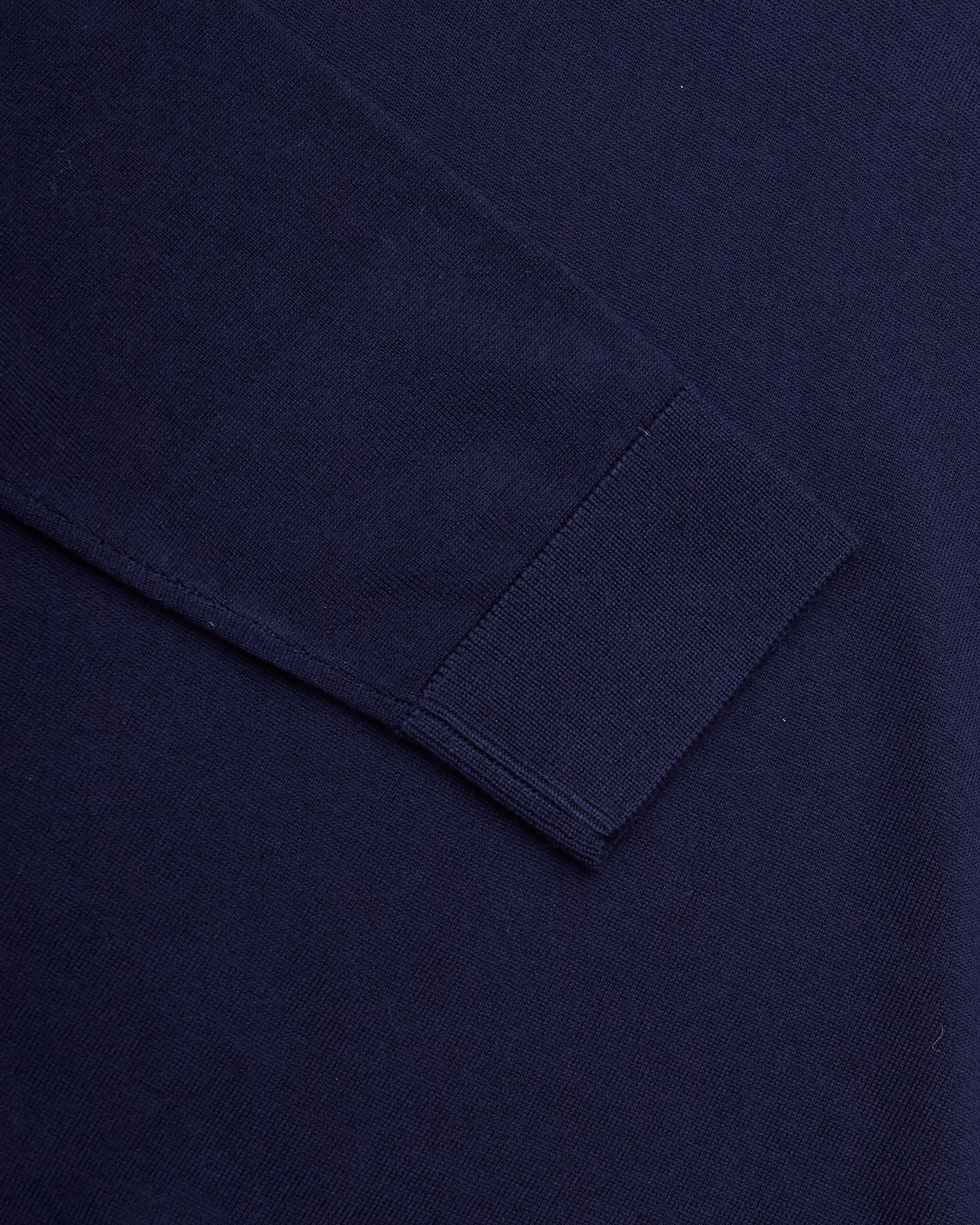 Polo Tray Knit Merino Blu
