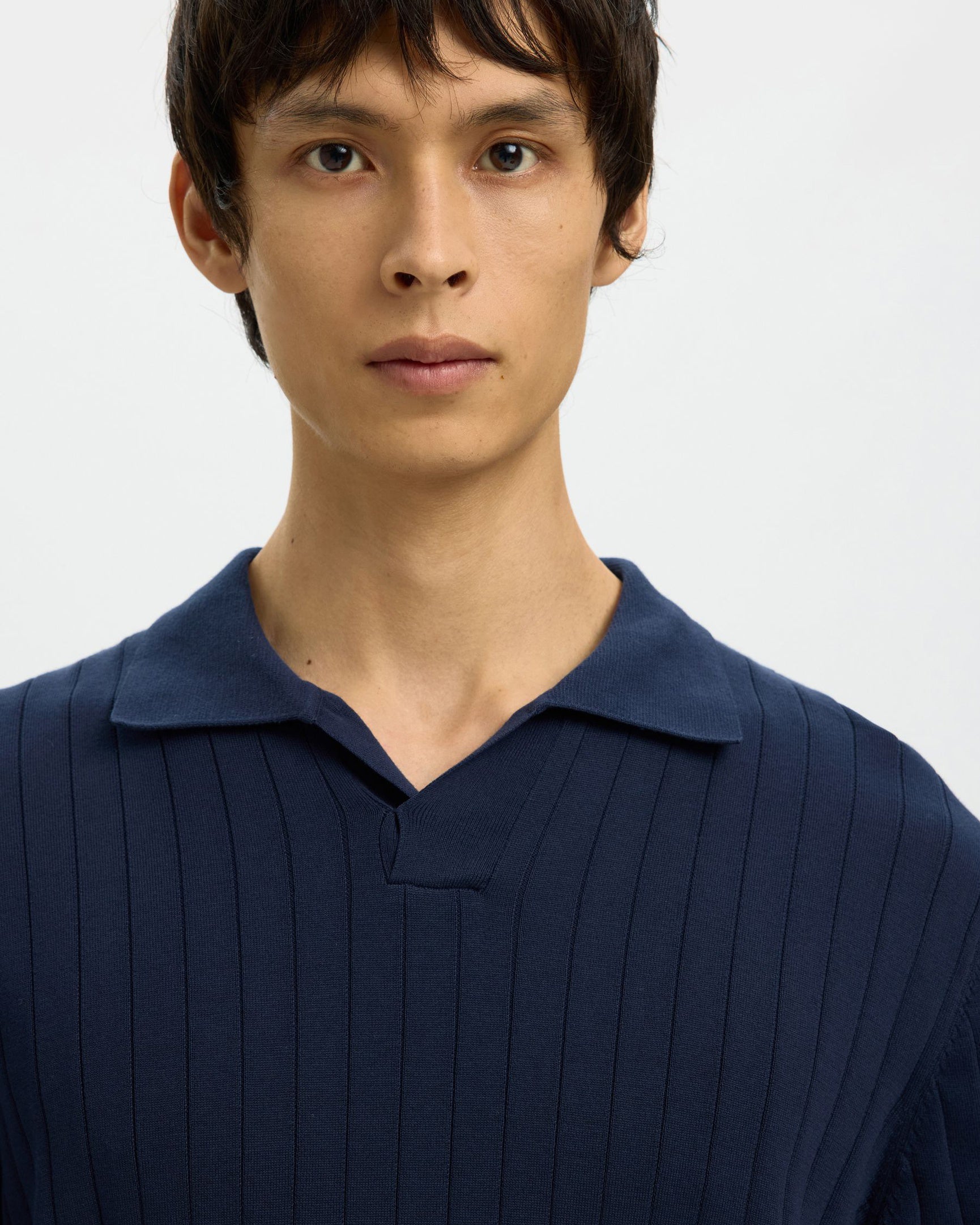 Ls Torino Knit Navy Blazer Polo Shirt