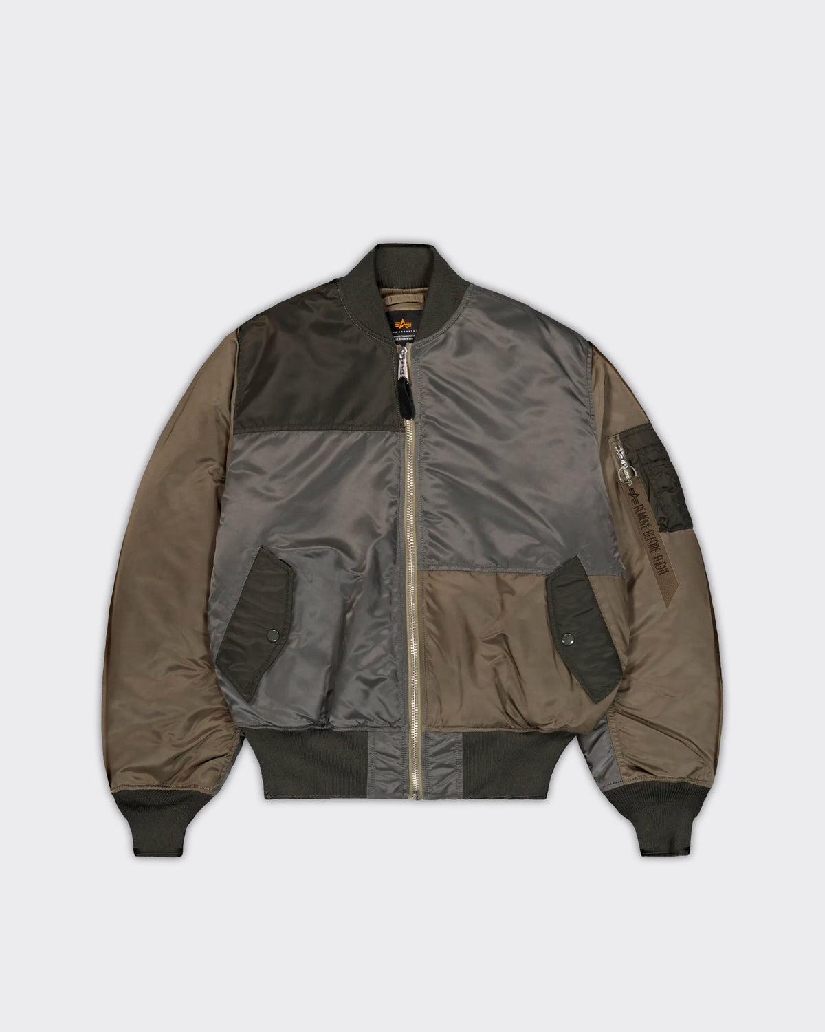 Bomber MA-1 Tricolor Nero/Olive