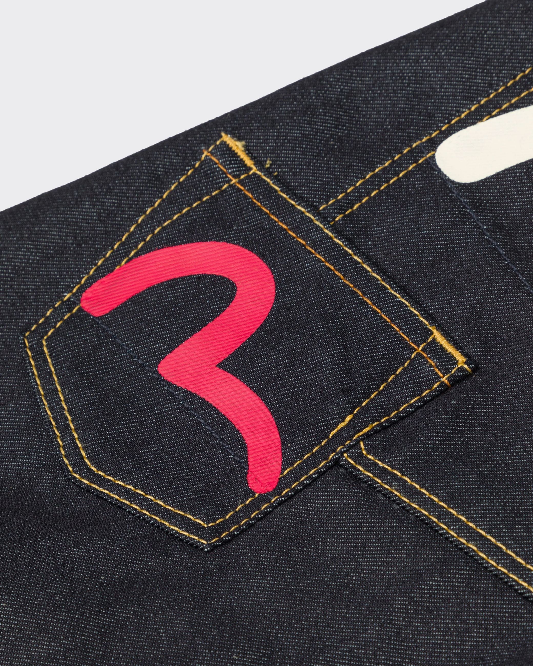 Jeans Multi Pocket Denim Raw Indigo