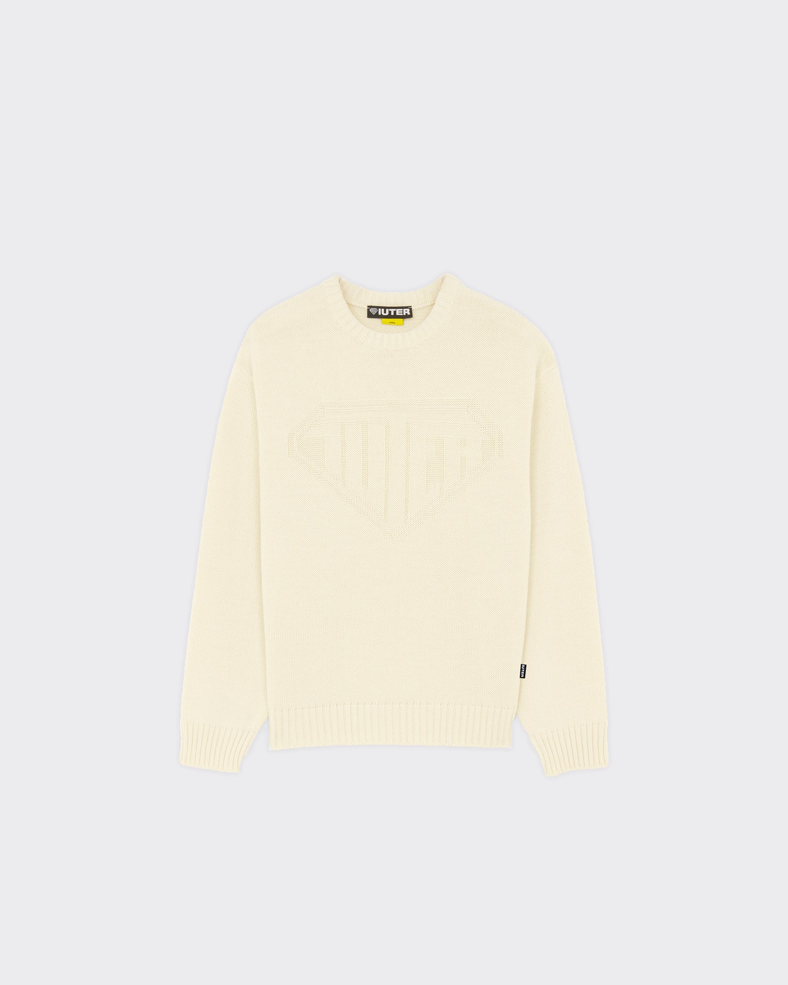 Maglione Knit Links Logo Avorio
