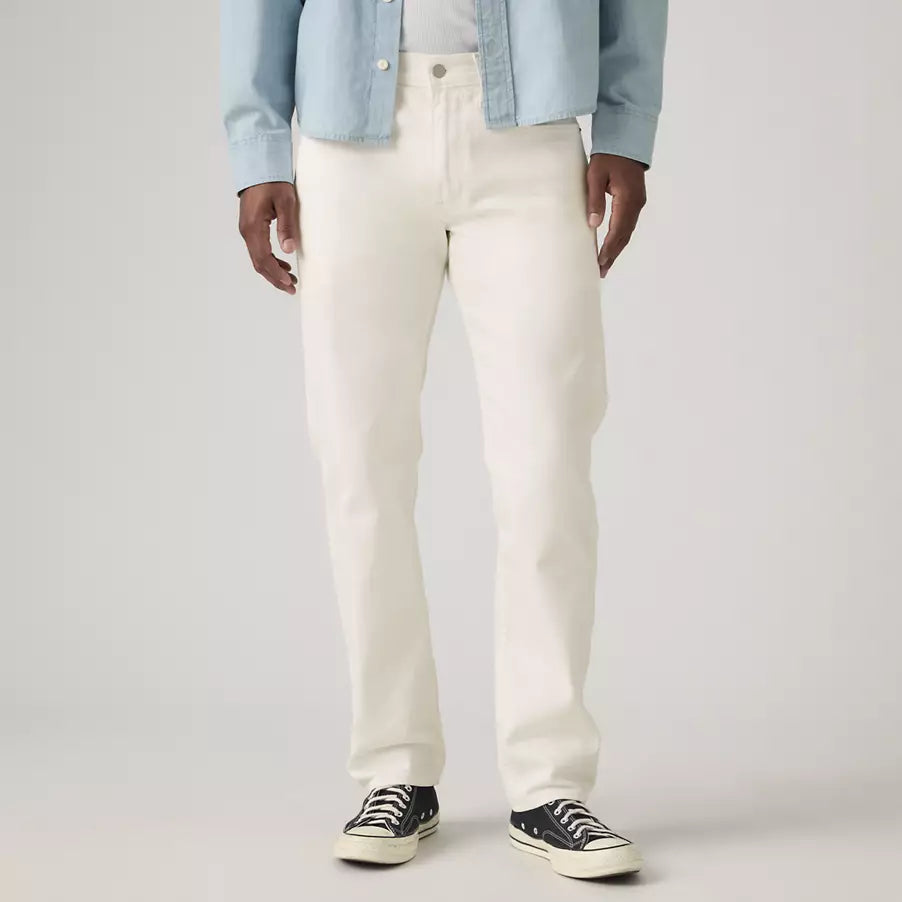 Jeans 502 Taper Denim Bianco