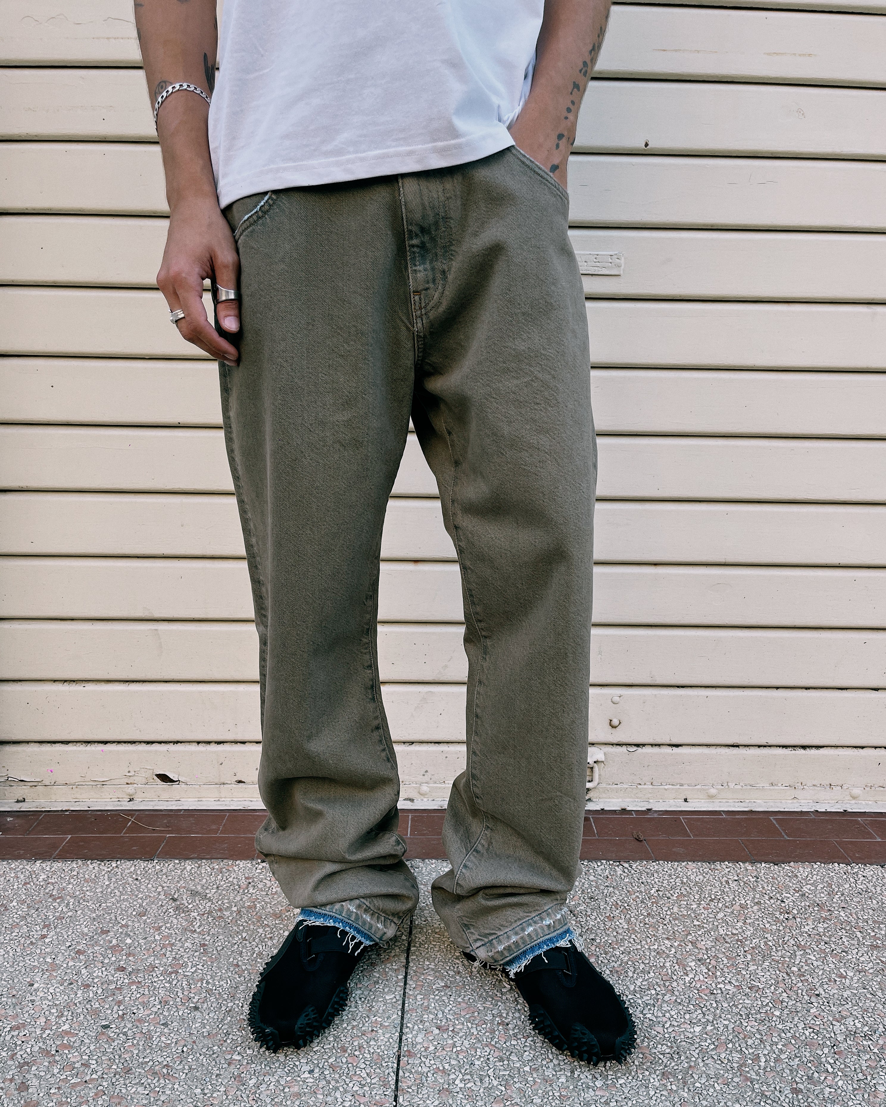 James Denim Mud Overdyed Jeans