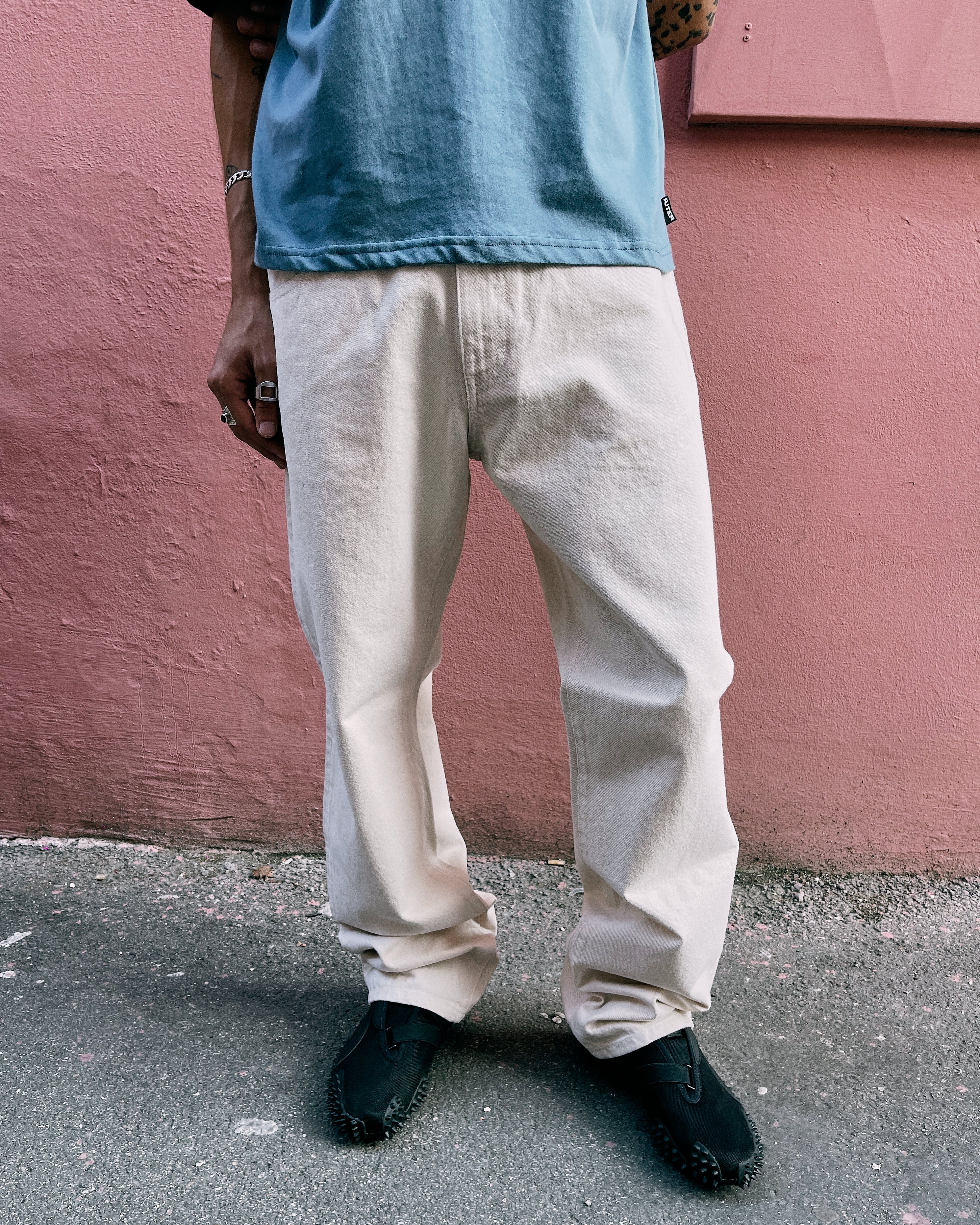 James Denim Ecru Jeans