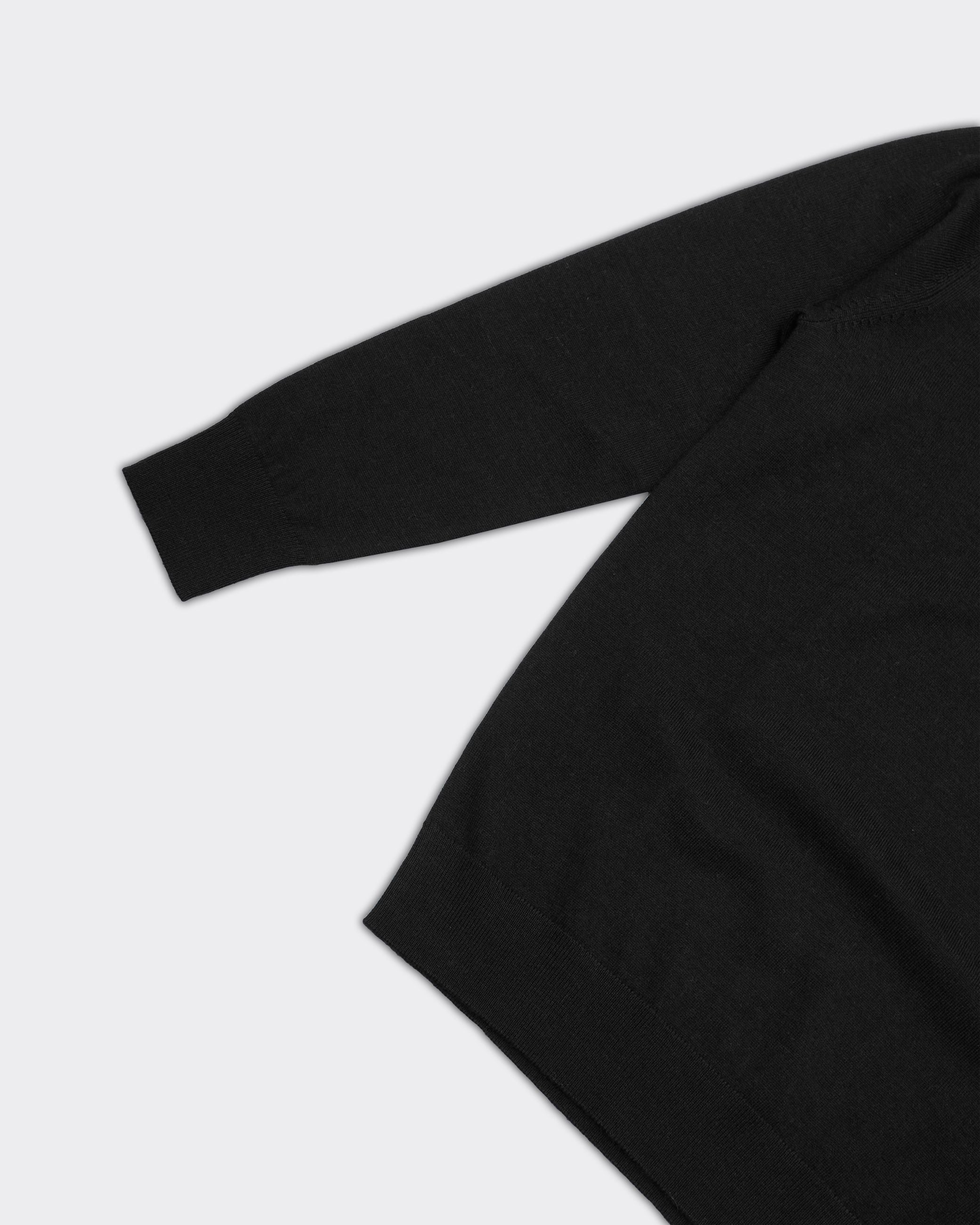 Pullover High Neck Nero