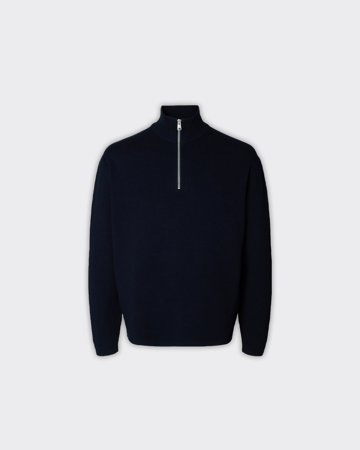 Polo Teller Knit Half Zip Sky Captain