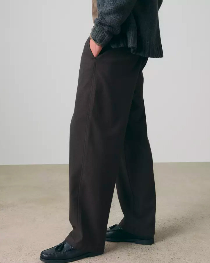 Pantaloni Chino Baggy Marroni