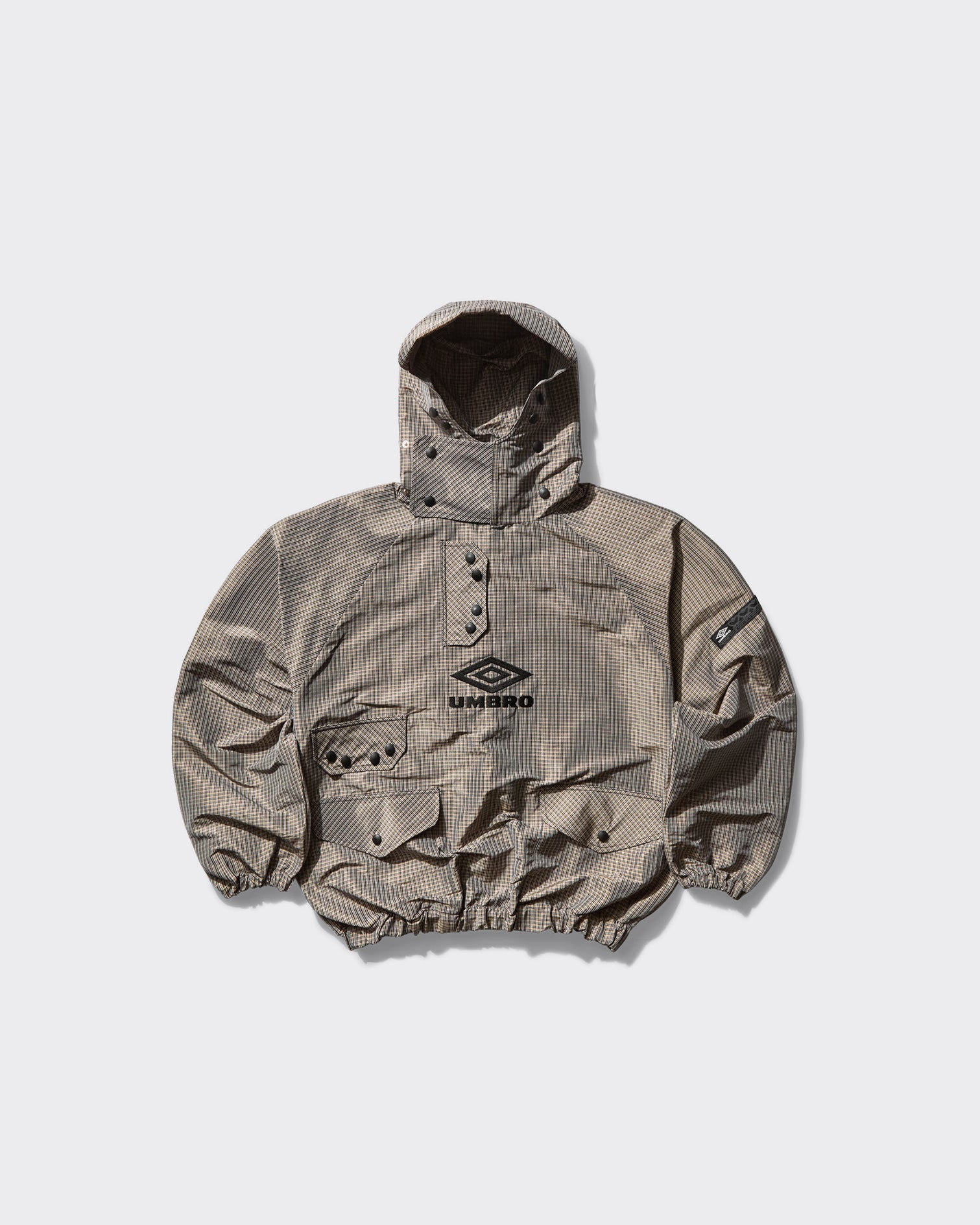 Anorak Smock Check Beige/Black