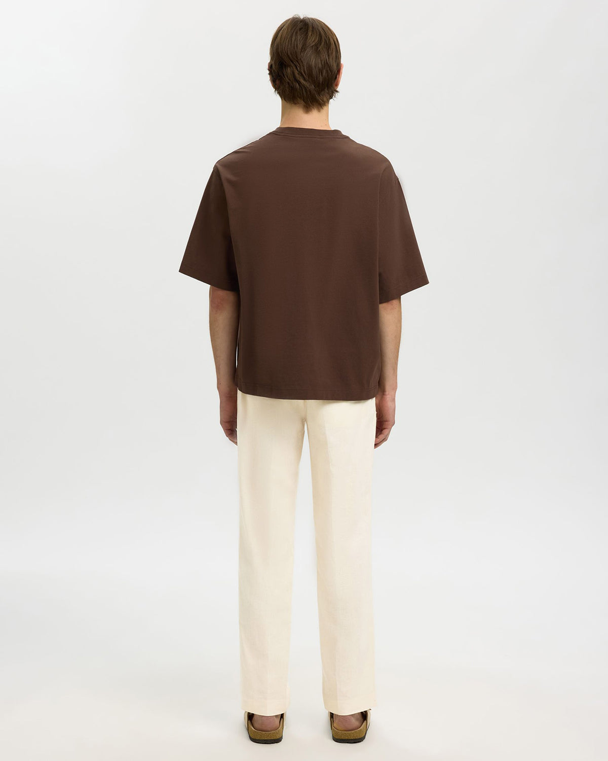 Pantalone Rafa Linen Blend Egret