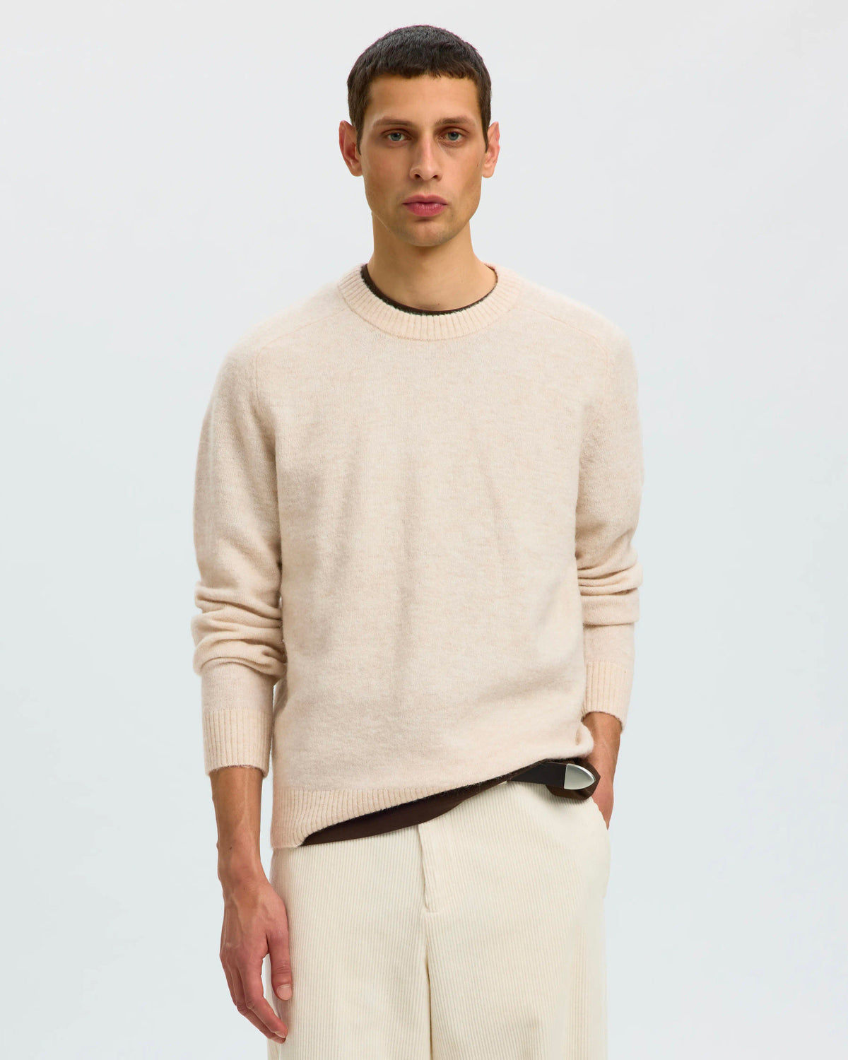 Maglione Rai Knit Oatmeal