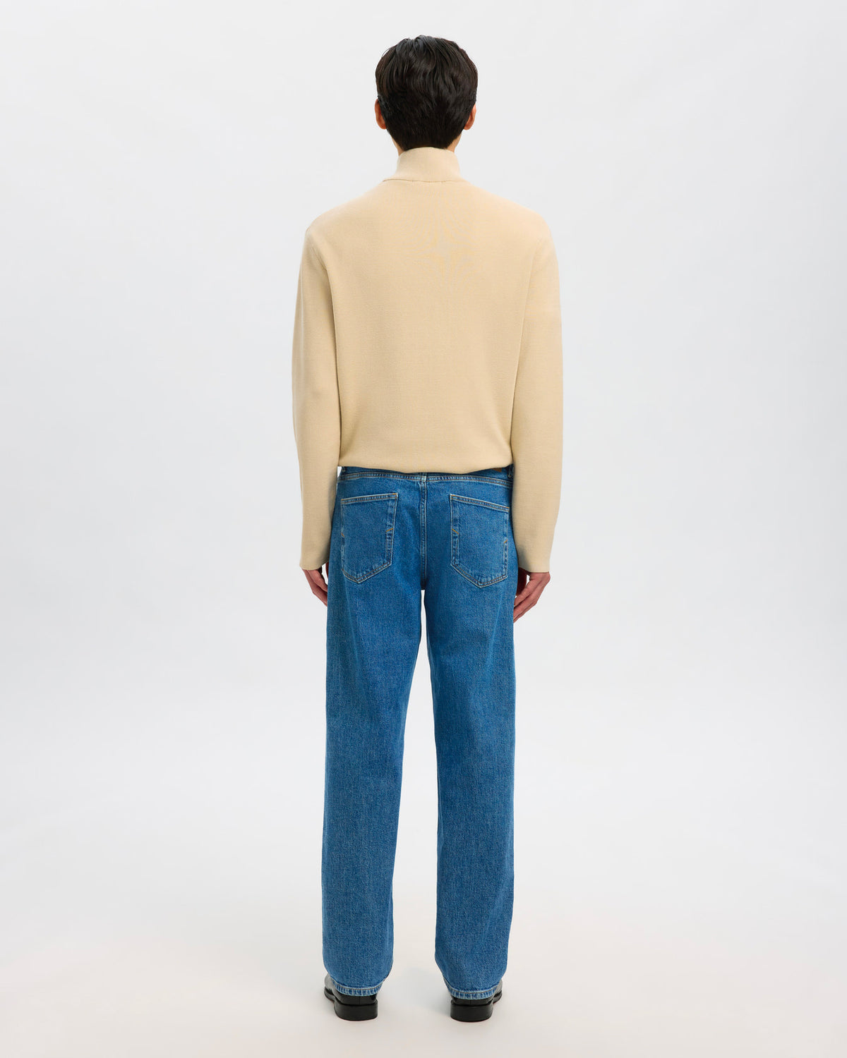 Jeans Loose Ben Kori Denim Medium Blu