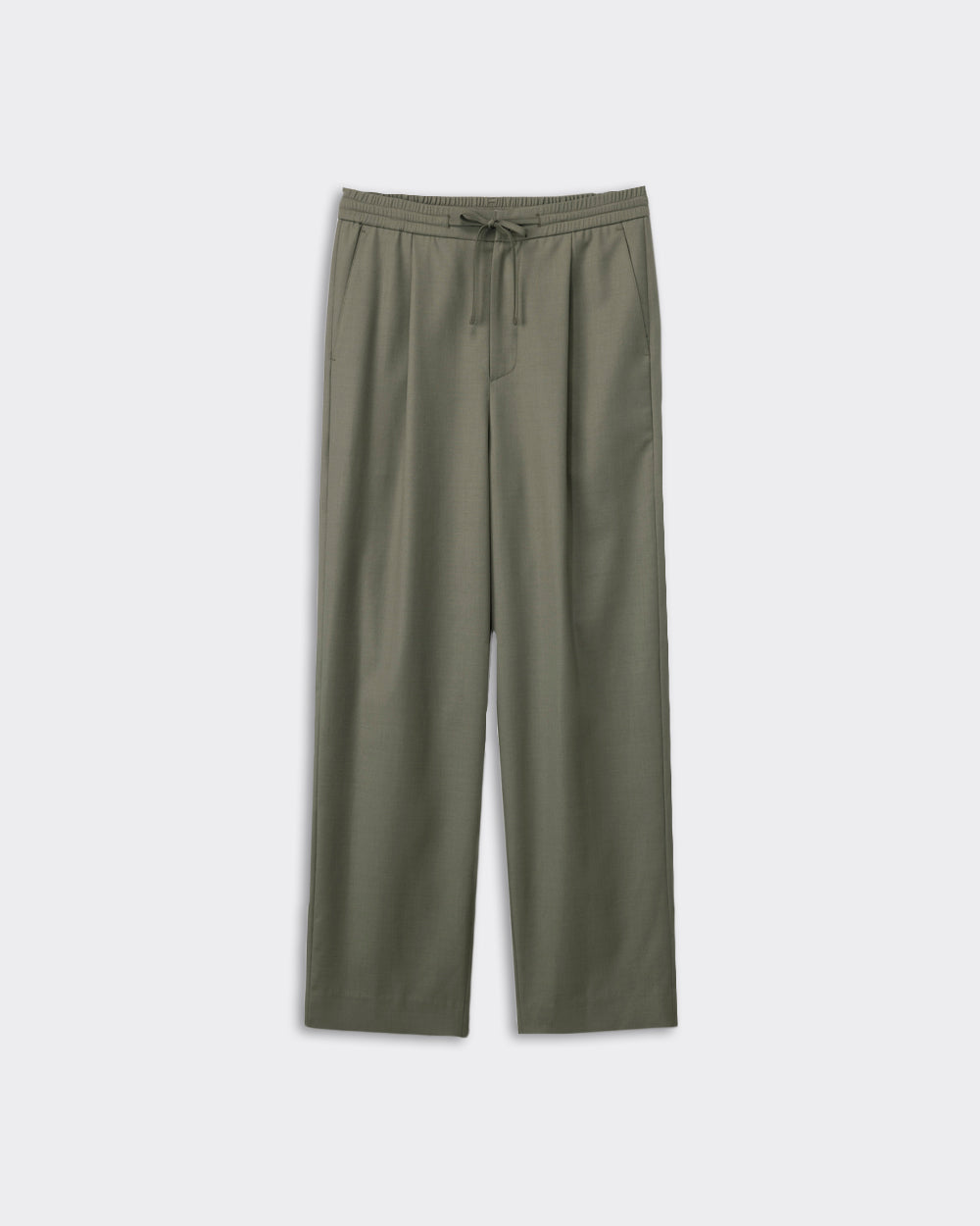 Pantaloni Lounge Wool Slacks Khaki