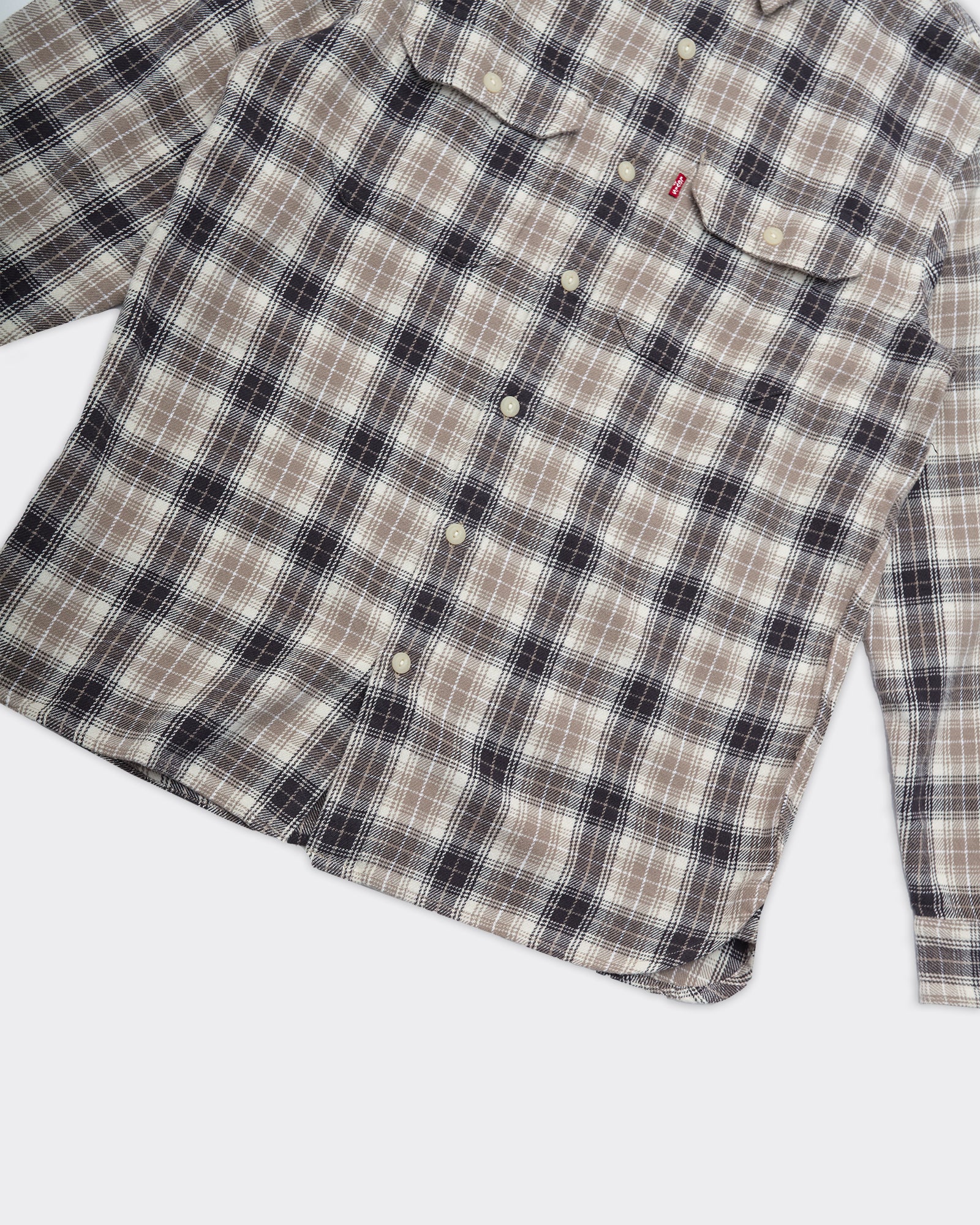 Jackson Worker Plaid Vintage Oatmeal Shirt