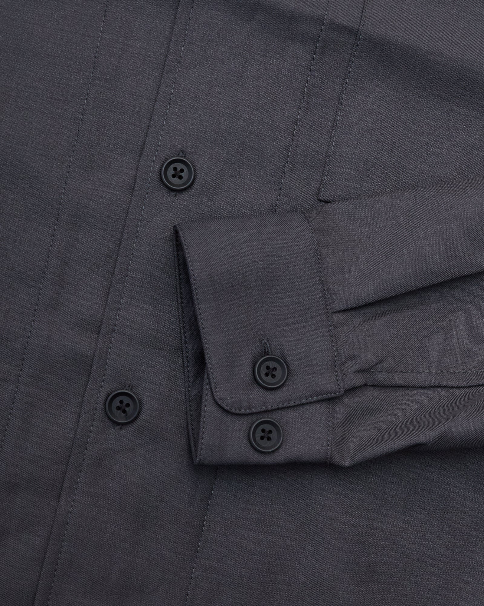 Overshirt Sadamon Black Oyster