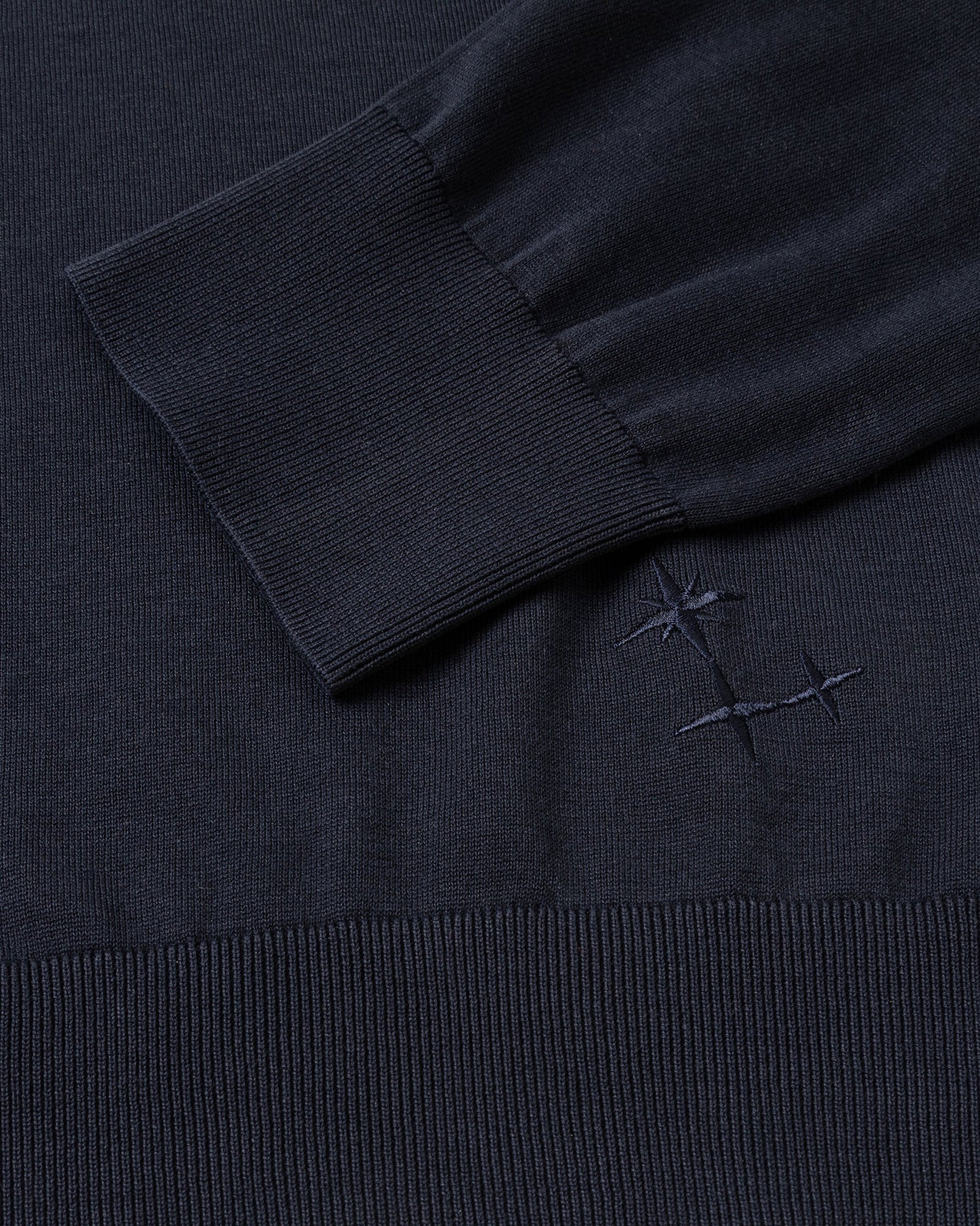 Pullover In Cotone Blu