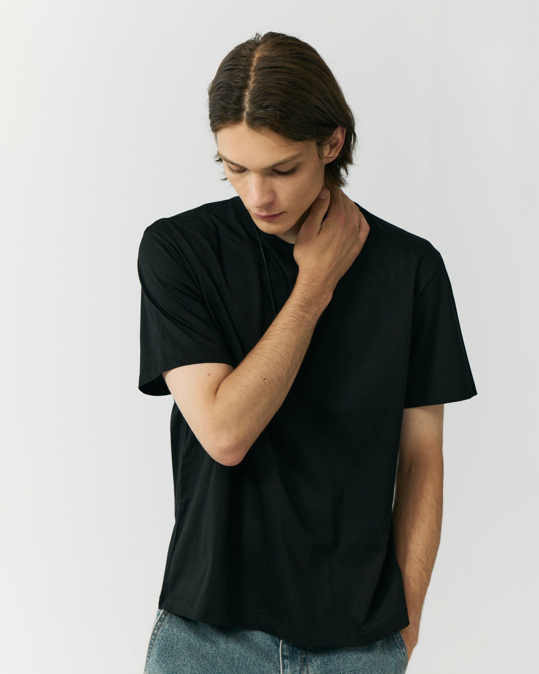 T-Shirt Unisex Loose Nera