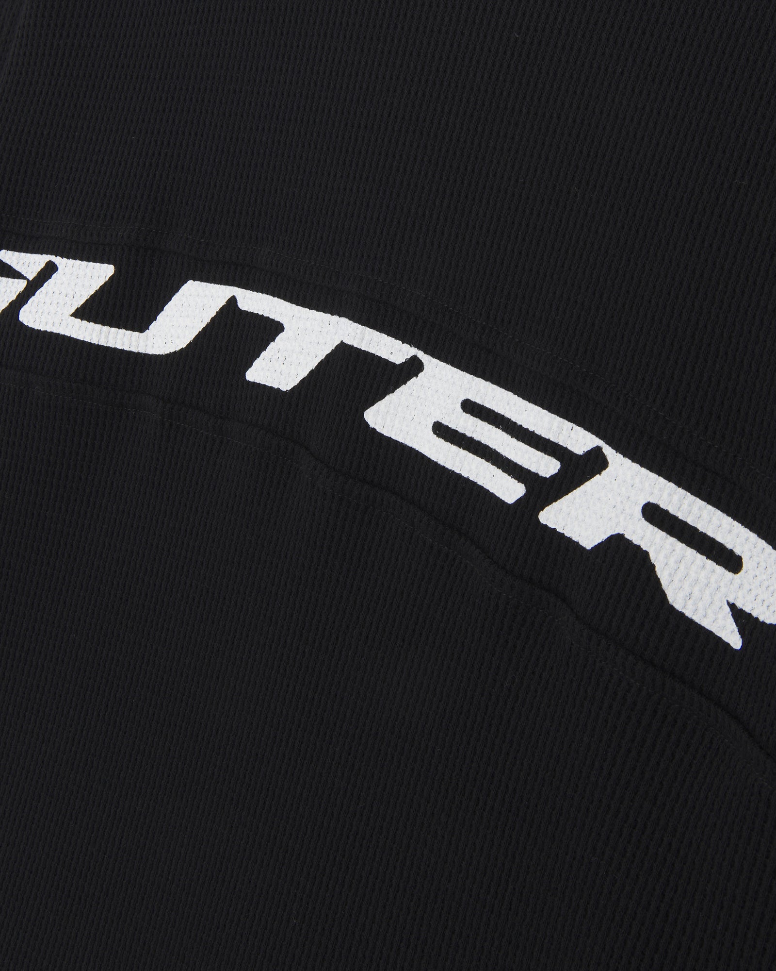 Longsleeve Armor Waffle Nera