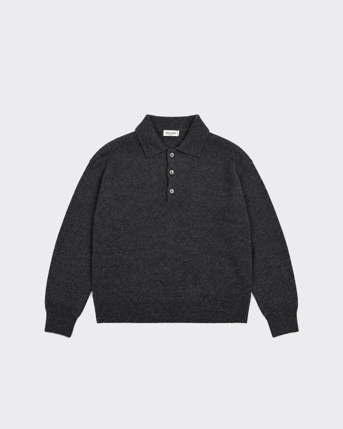 Polo Con Bottoni Filato Rambo Dark Grey