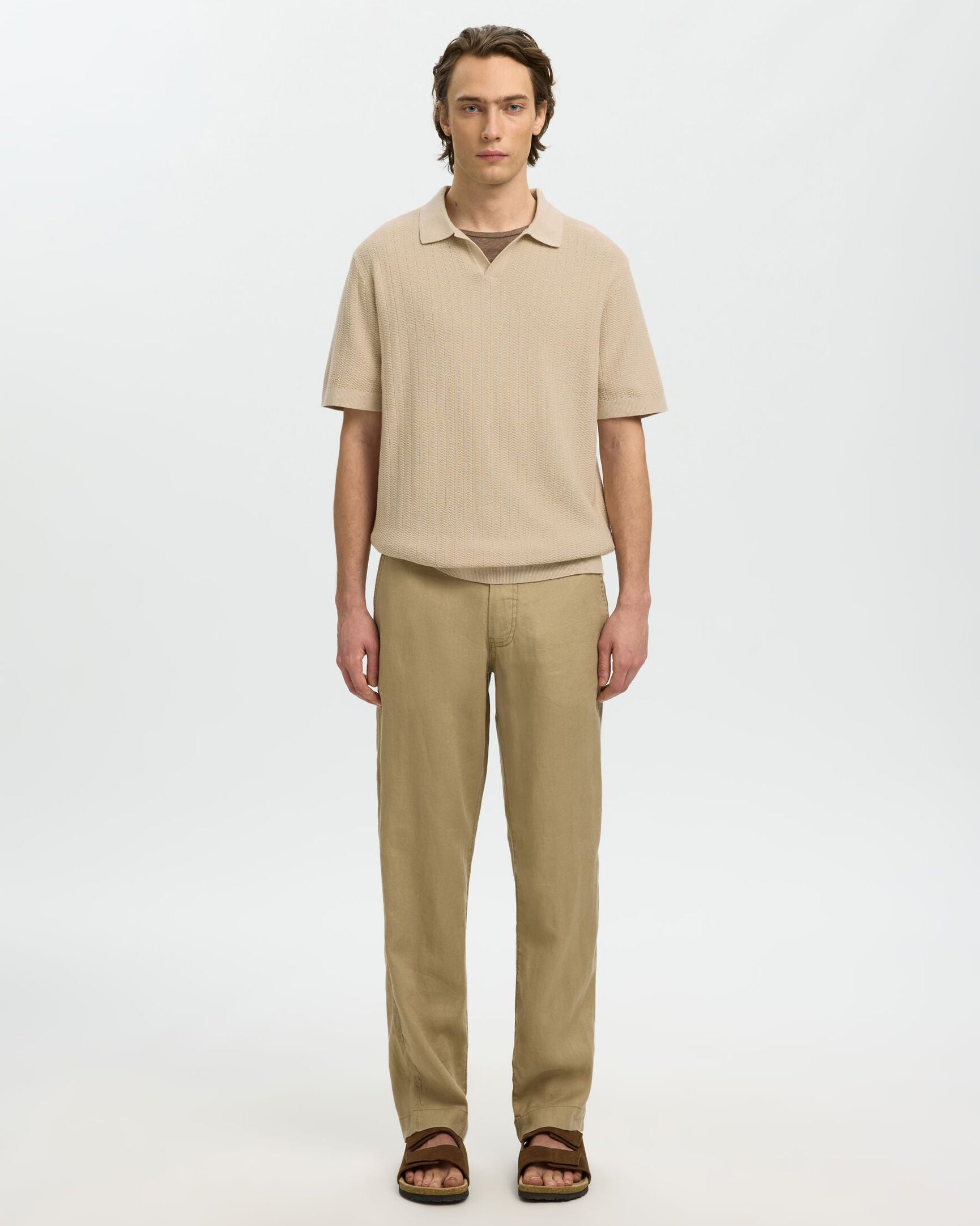 Polo Mattis Linen Blend Oatmeal