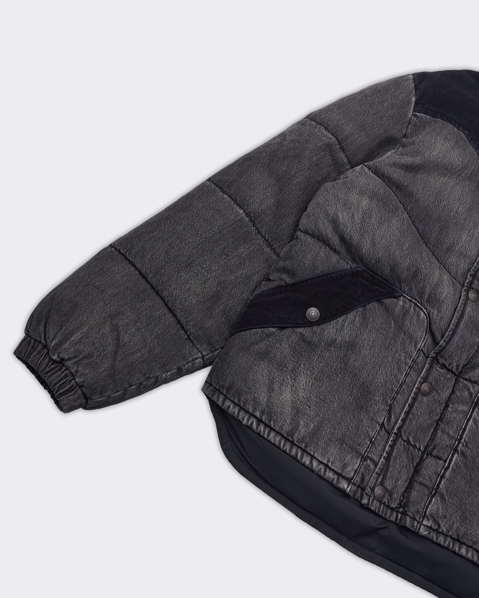 Puffer Short Wild West Jacket Black